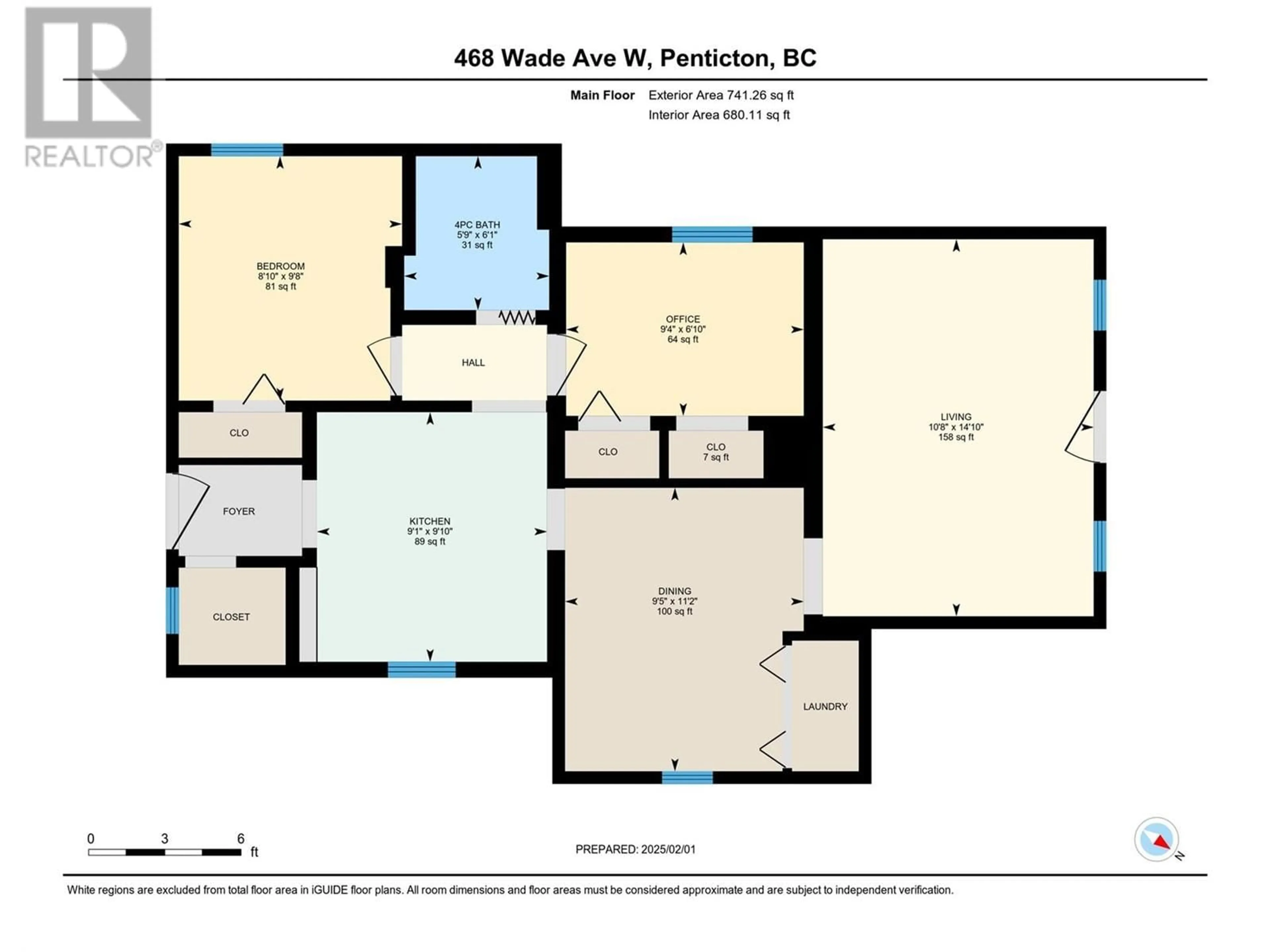 Floor plan for 468 Wade Avenue W, Penticton British Columbia V2A1V4