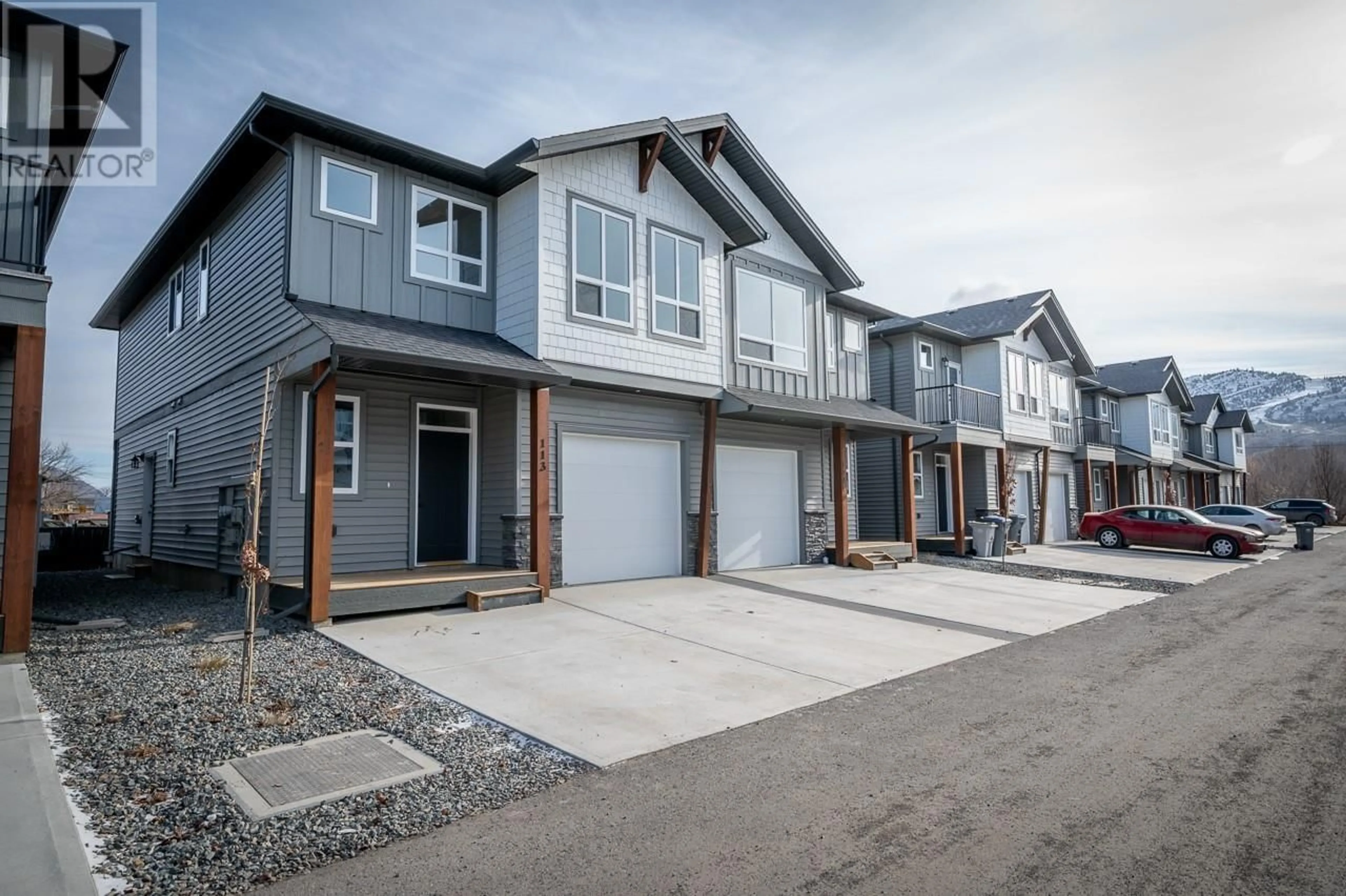 Home with vinyl exterior material, street for 2648 TRANQUILLE Road Unit# 113, Kamloops British Columbia V2B3P1