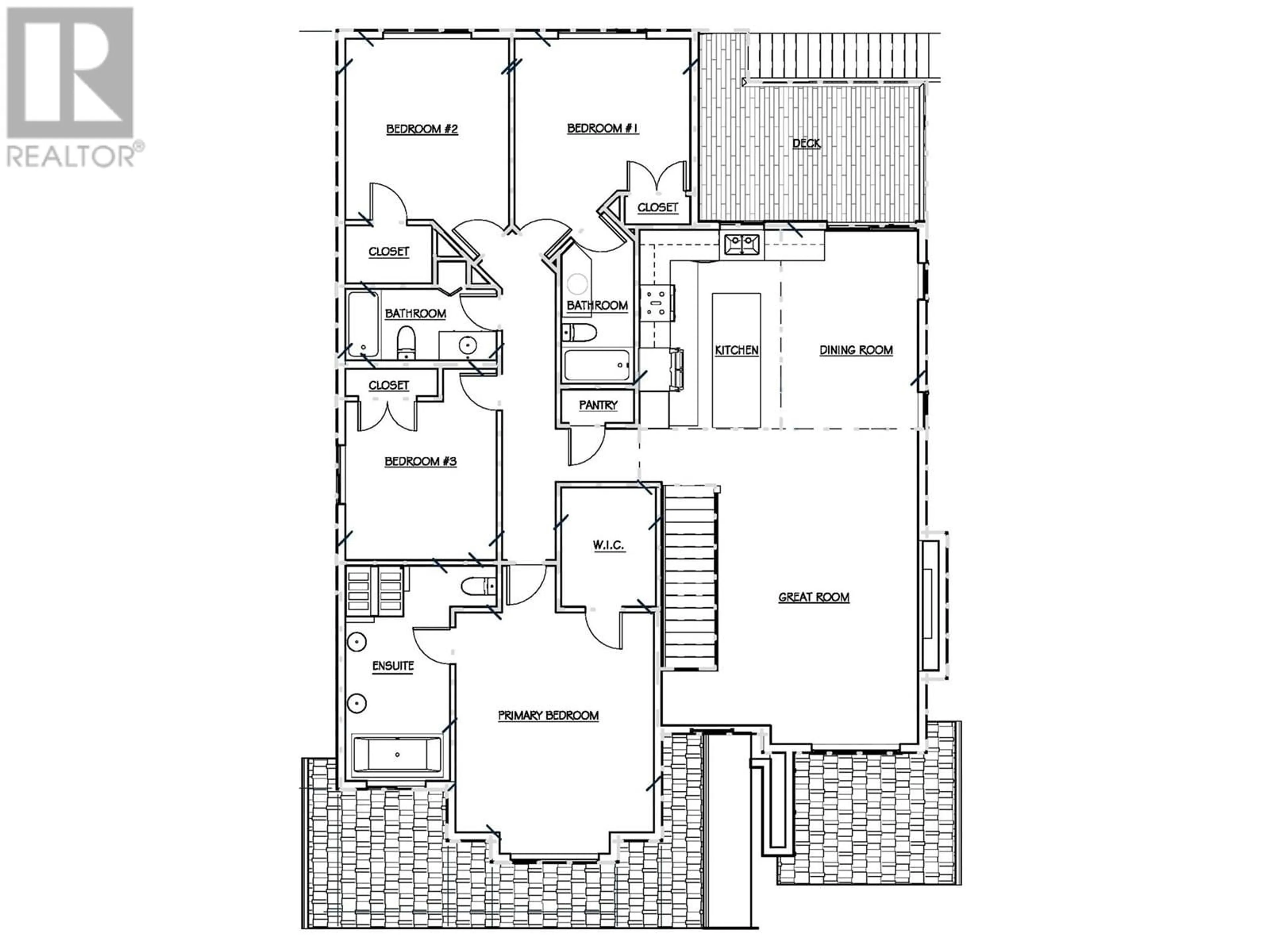 Floor plan for 1609 Cordonier Place, Kamloops British Columbia V2E0E4