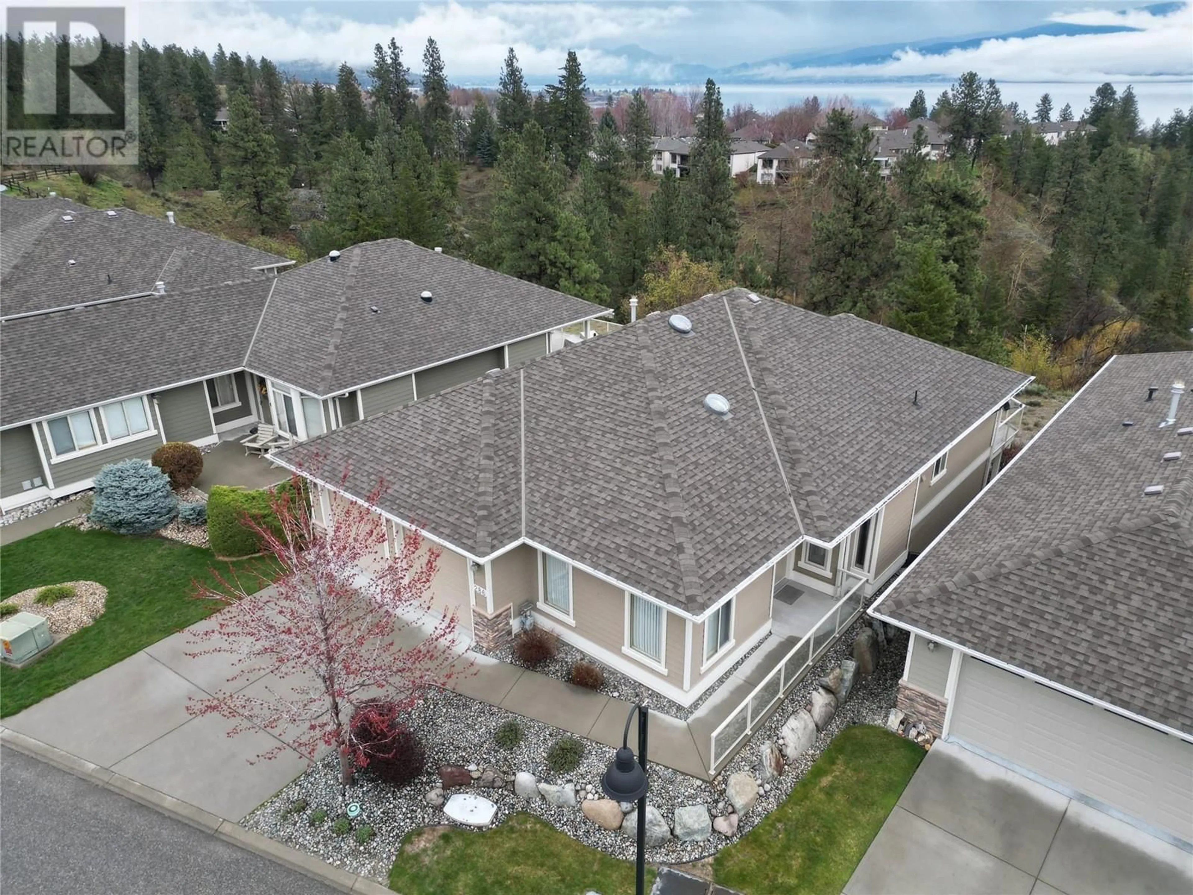 A pic from outside/outdoor area/front of a property/back of a property/a pic from drone, street for 286 - 4035 GELLATLY ROAD, West Kelowna British Columbia V4T1R7