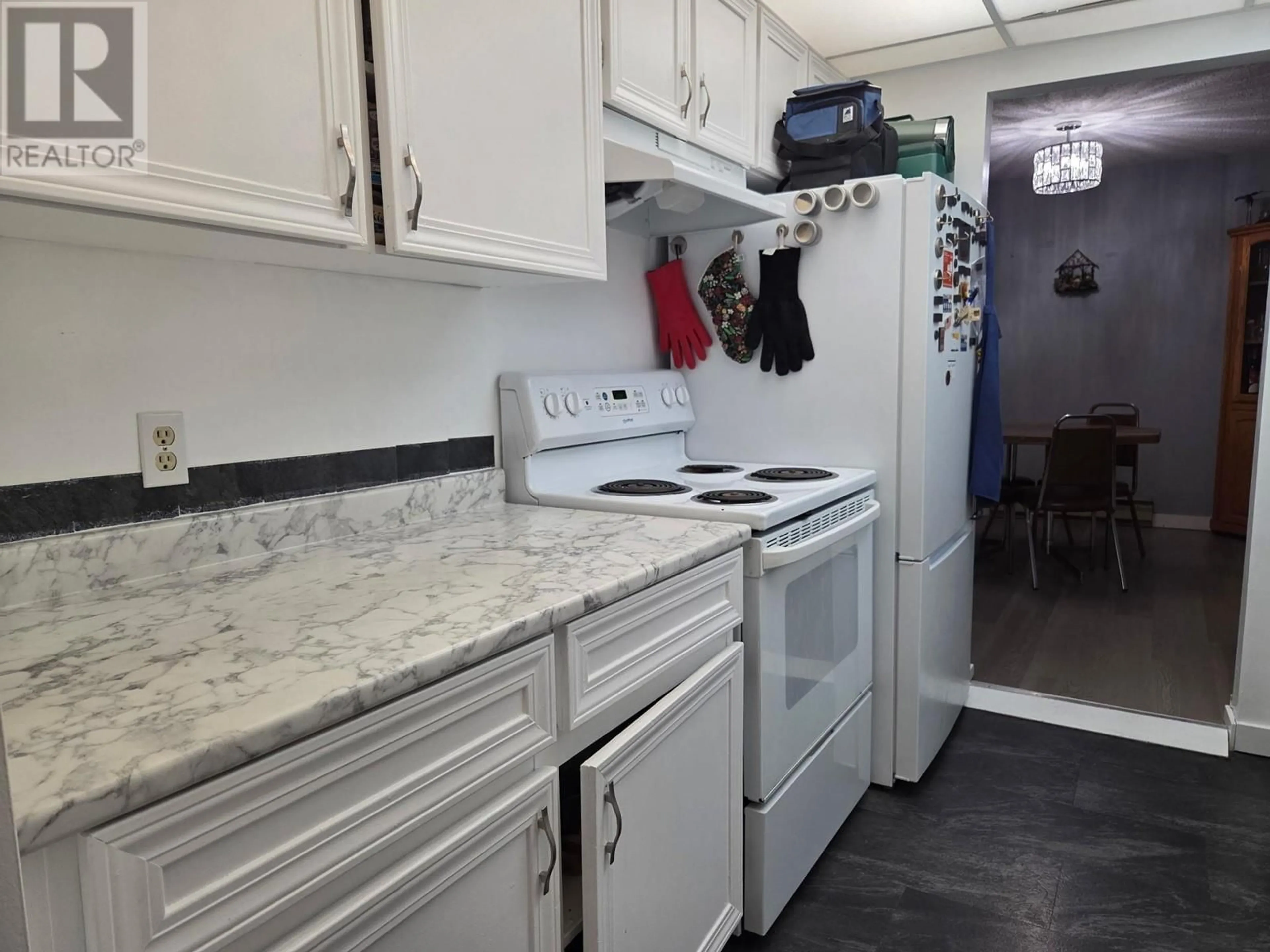 Standard kitchen, ceramic/tile floor for 108 - 3701 27 AVENUE, Vernon British Columbia V1T1S5