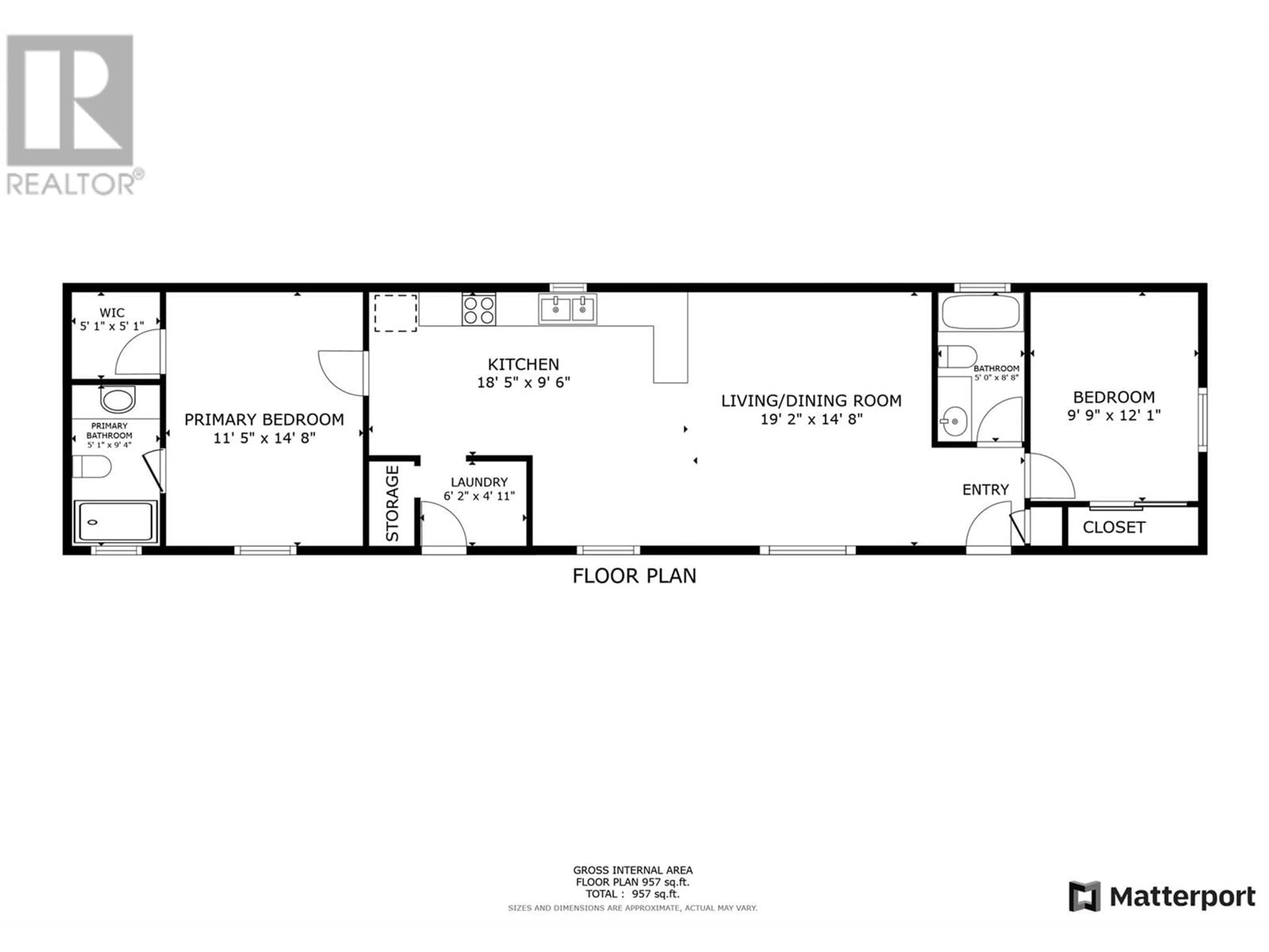 Floor plan for 1705 Hillier Road E Unit# 28, Sicamous British Columbia V0E2V4