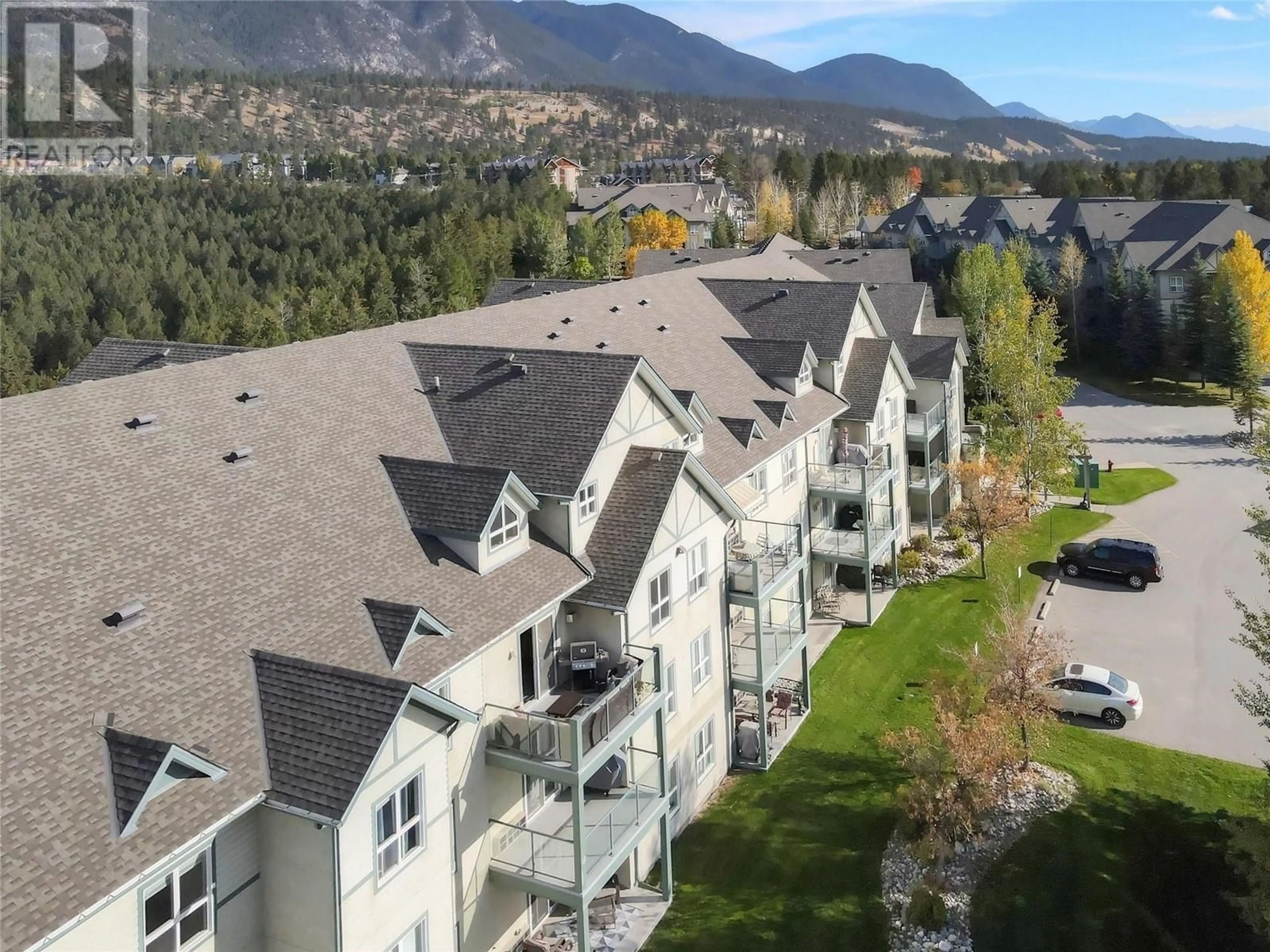 A pic from outside/outdoor area/front of a property/back of a property/a pic from drone, mountain view for 4765 FORSTERS LANDING Road Unit# 105, Radium Hot Springs British Columbia V0A1M0