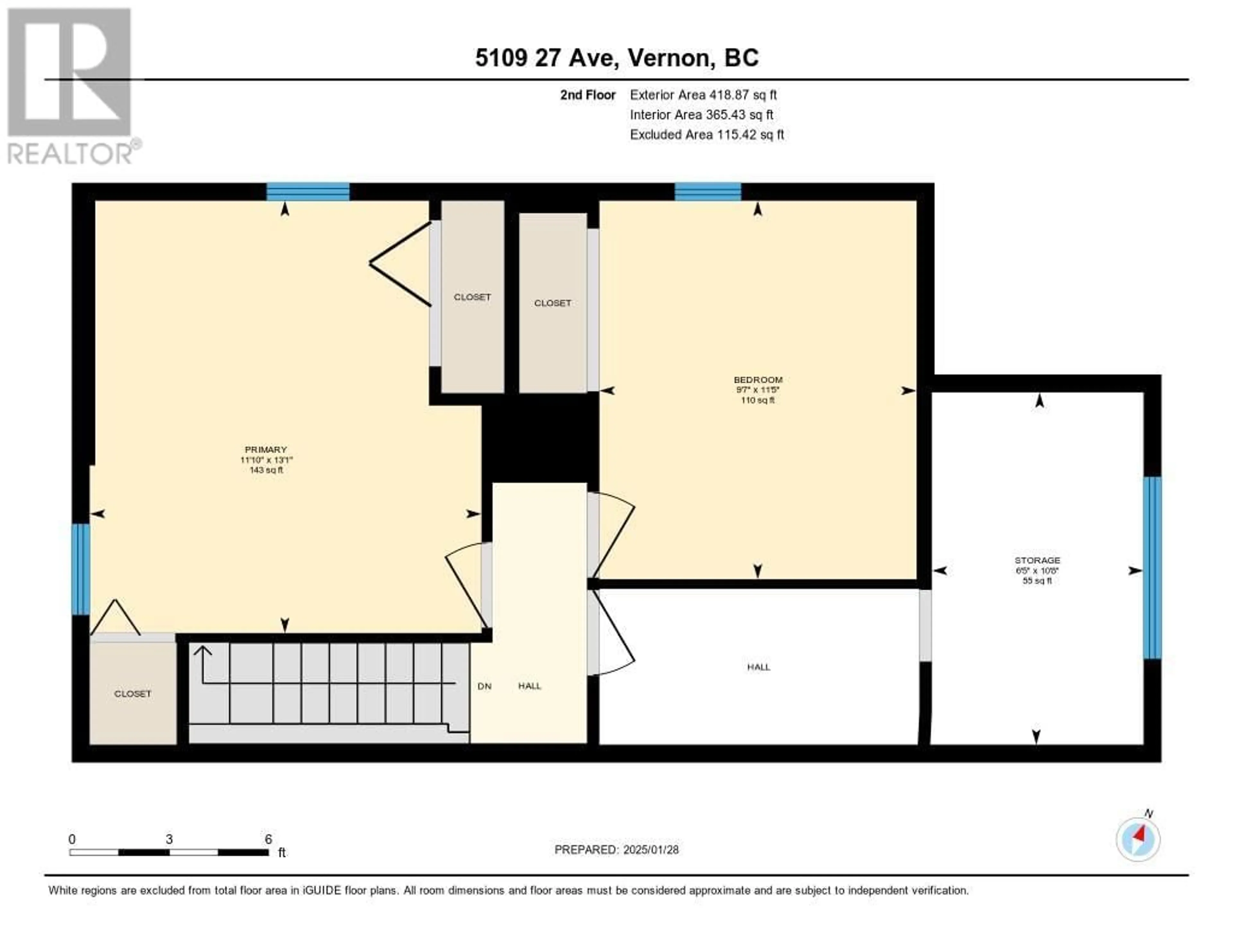 Floor plan for 5109 27 Avenue, Vernon British Columbia V1T6L2