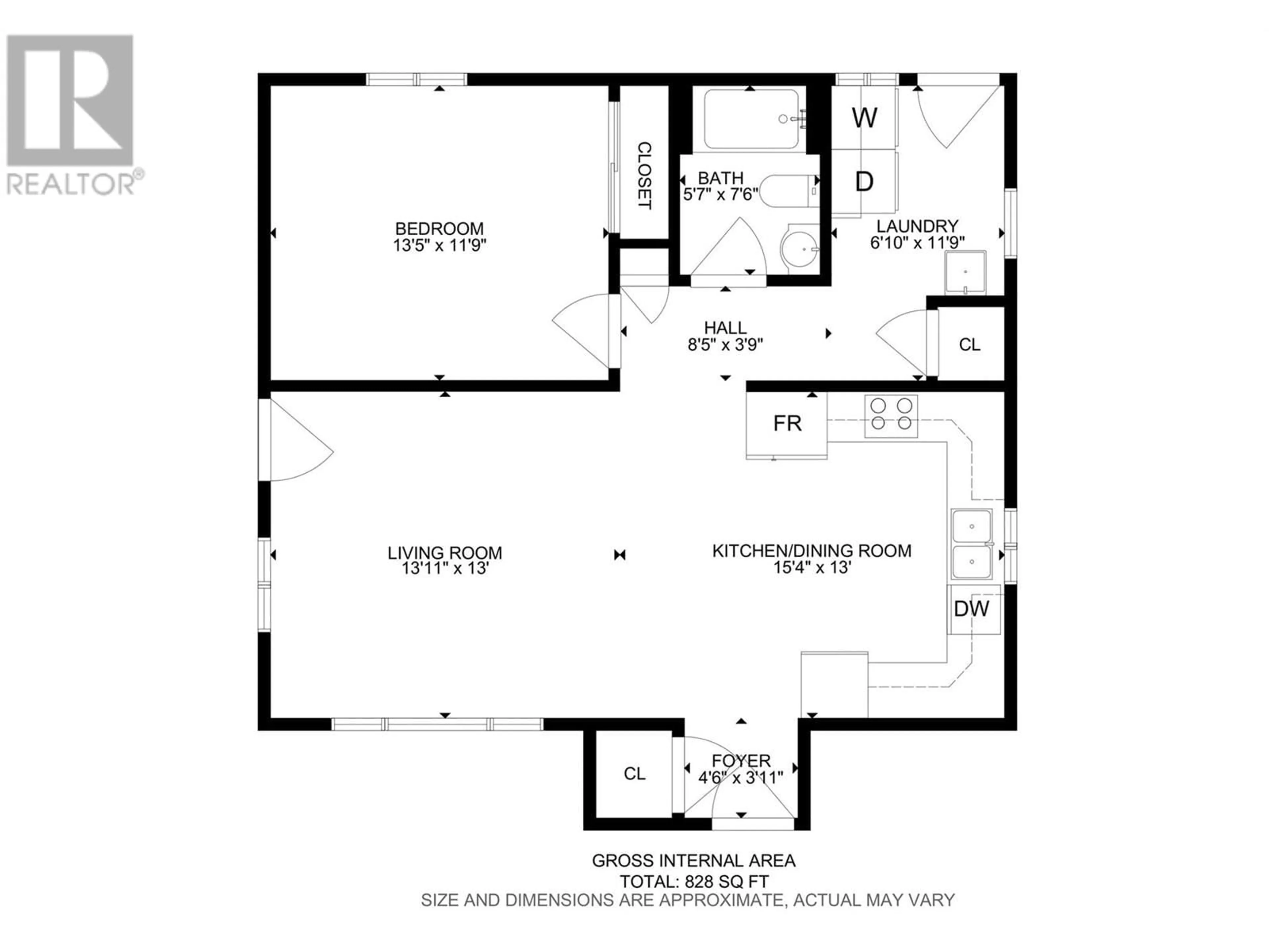 Floor plan for 1638 COLDWATER Avenue, Merritt British Columbia V1K1R6