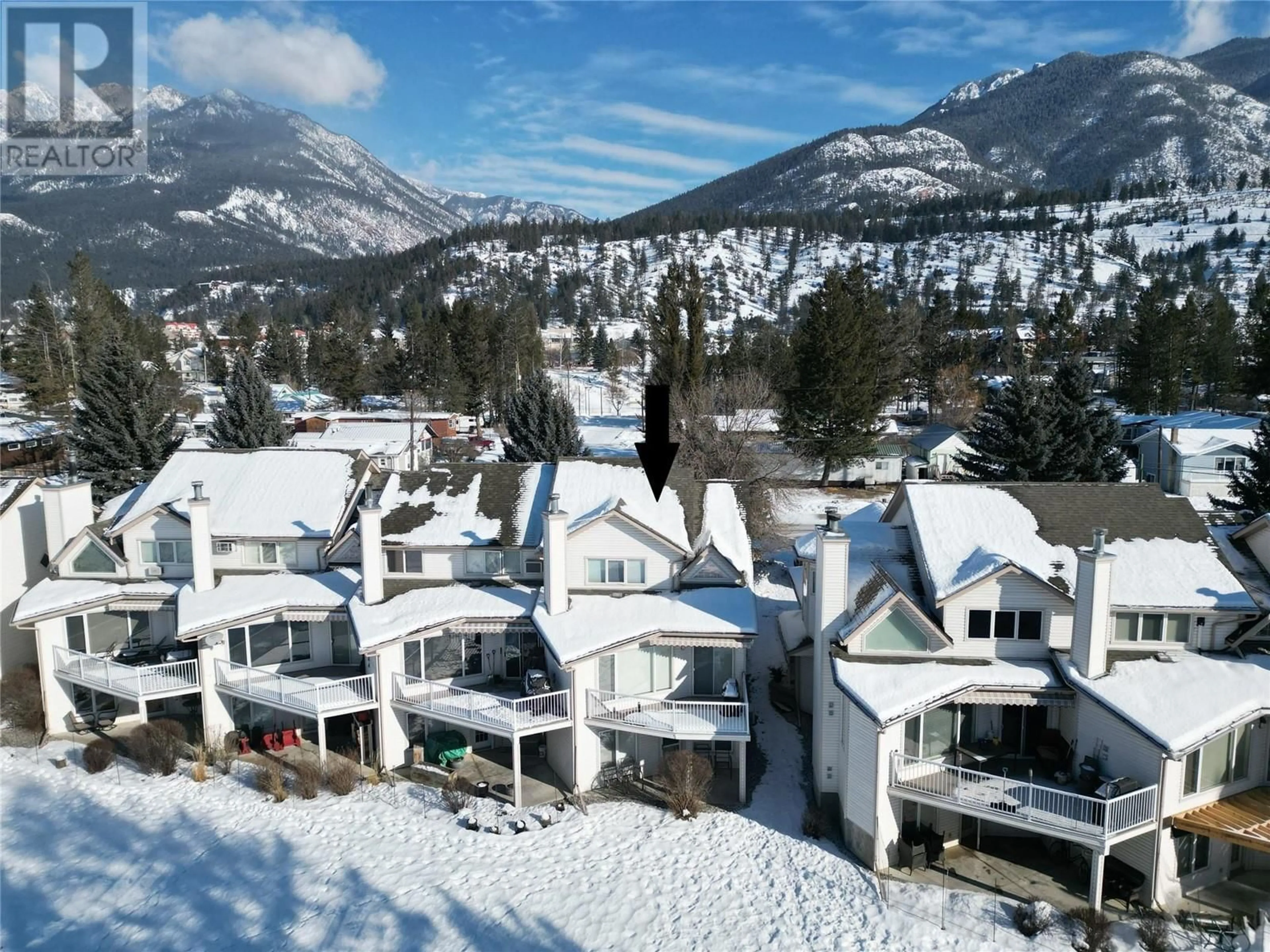 A pic from outside/outdoor area/front of a property/back of a property/a pic from drone, mountain view for 7545 COLUMBIA Avenue Unit# 9, Radium Hot Springs British Columbia V0A1M0