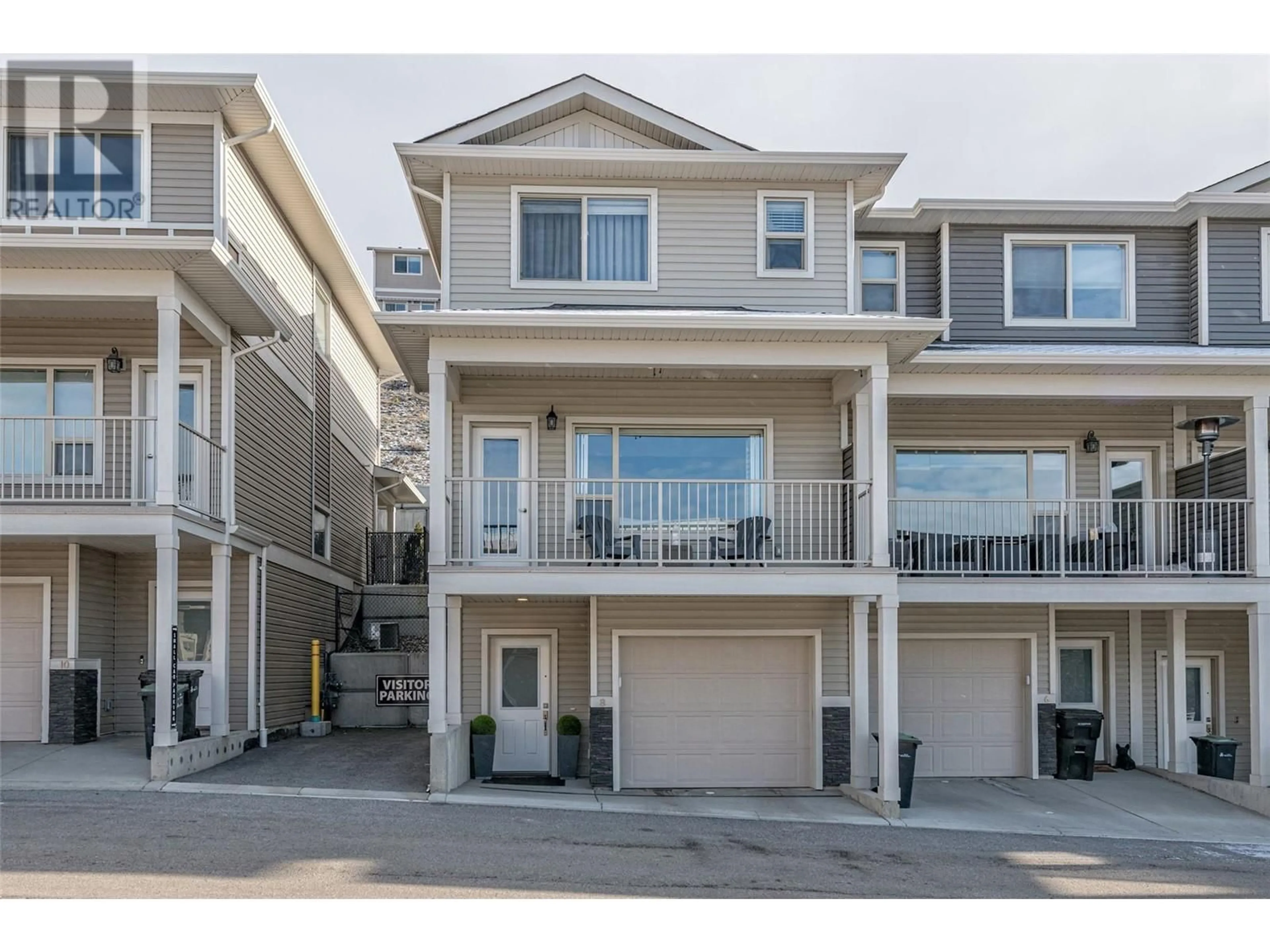 Home with vinyl exterior material, street for 4600 Okanagan Avenue Unit# 8, Vernon British Columbia V1T0A8