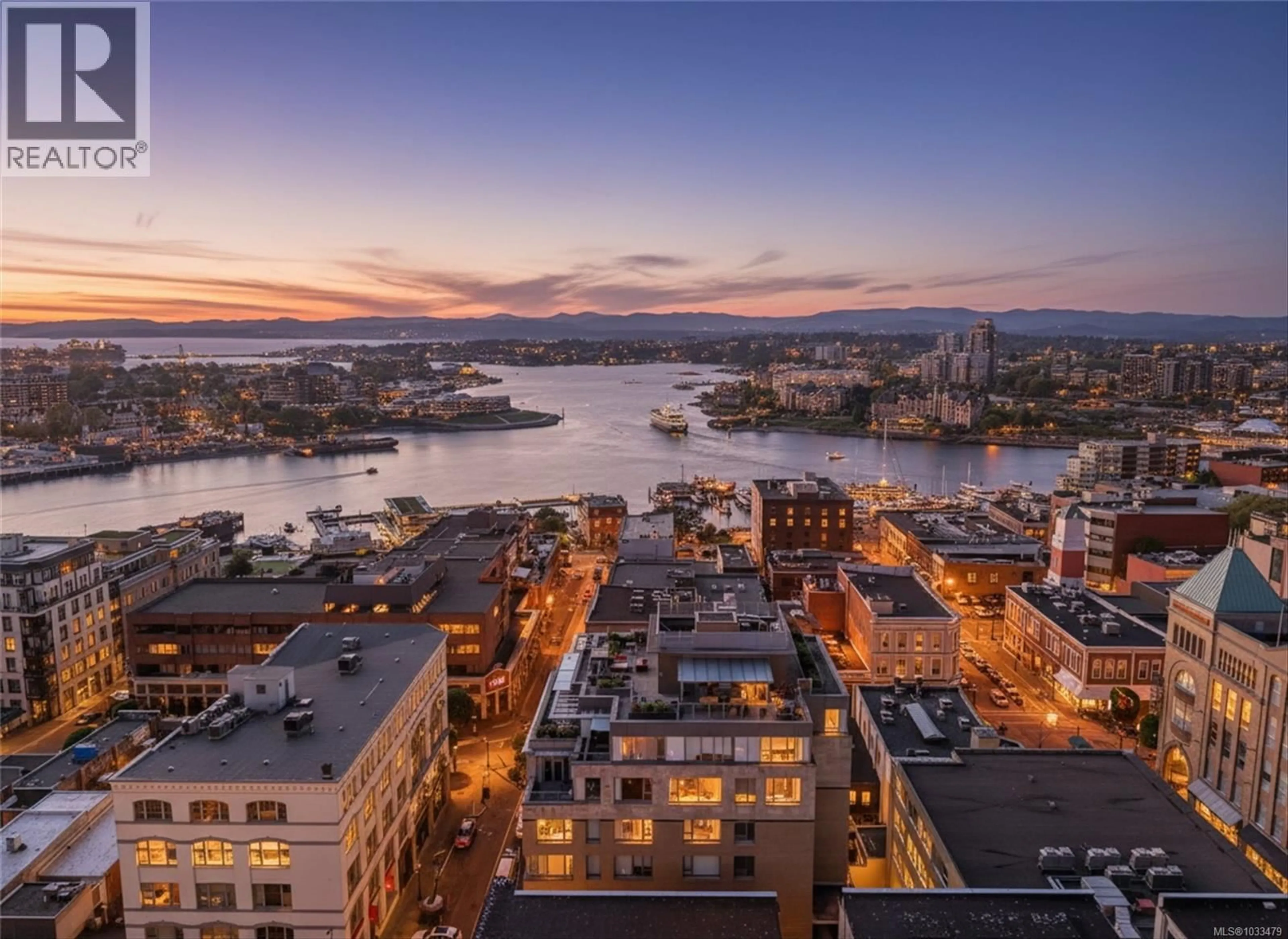 A pic from outside/outdoor area/front of a property/back of a property/a pic from drone, water/lake/river/ocean view for 701 - 608 BROUGHTON STREET, Victoria British Columbia V8W1C7