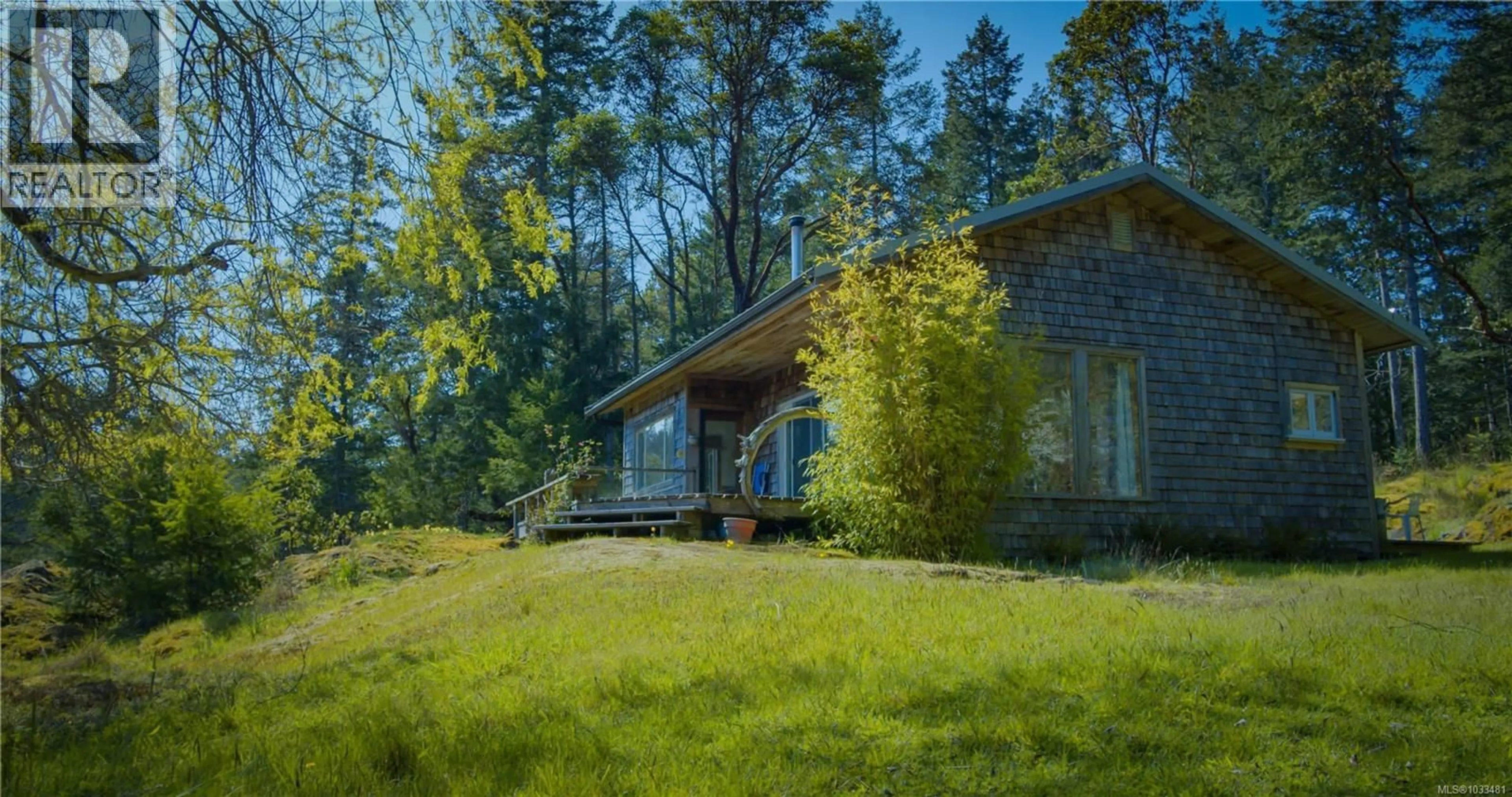 Home with brick exterior material, forest/trees view for Lot B SCOTTIE BAY ROAD, Lasqueti Island British Columbia V0R2J0