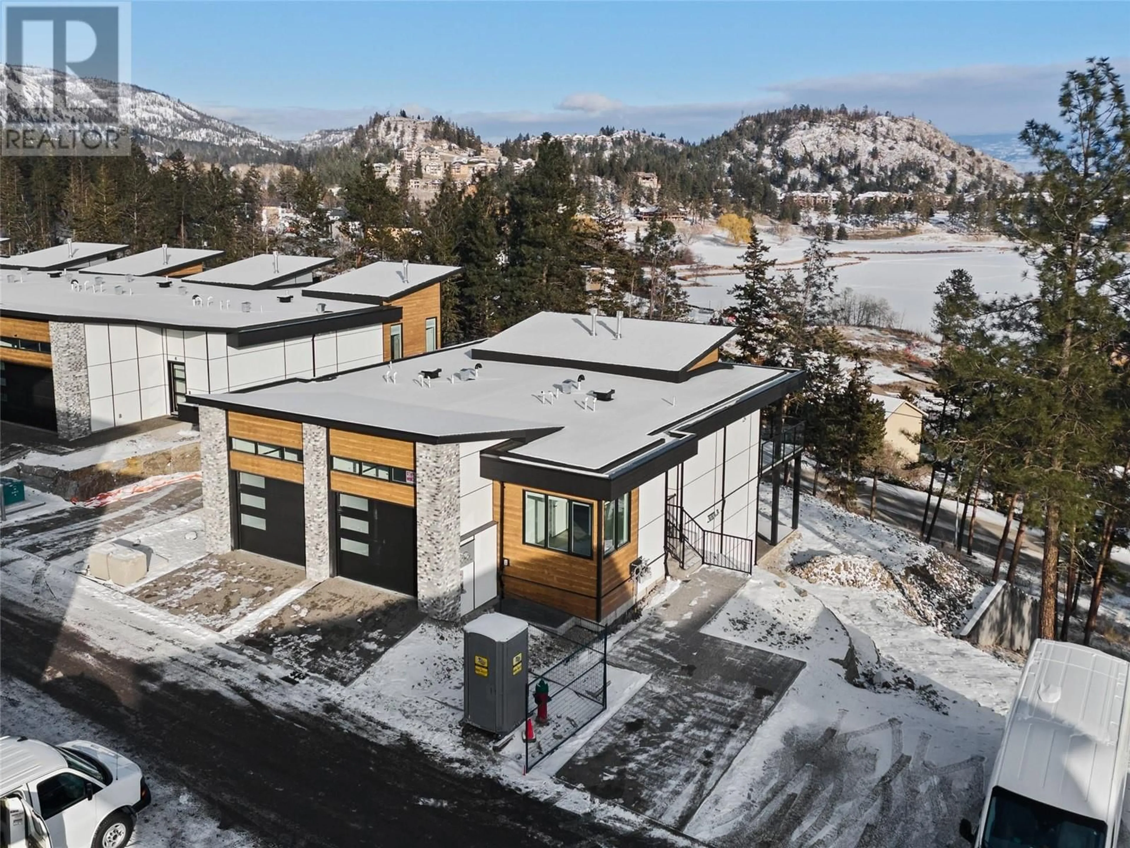 A pic from outside/outdoor area/front of a property/back of a property/a pic from drone, mountain view for 2835 Canyon Crest Drive Unit# 10, West Kelowna British Columbia V4T0G8