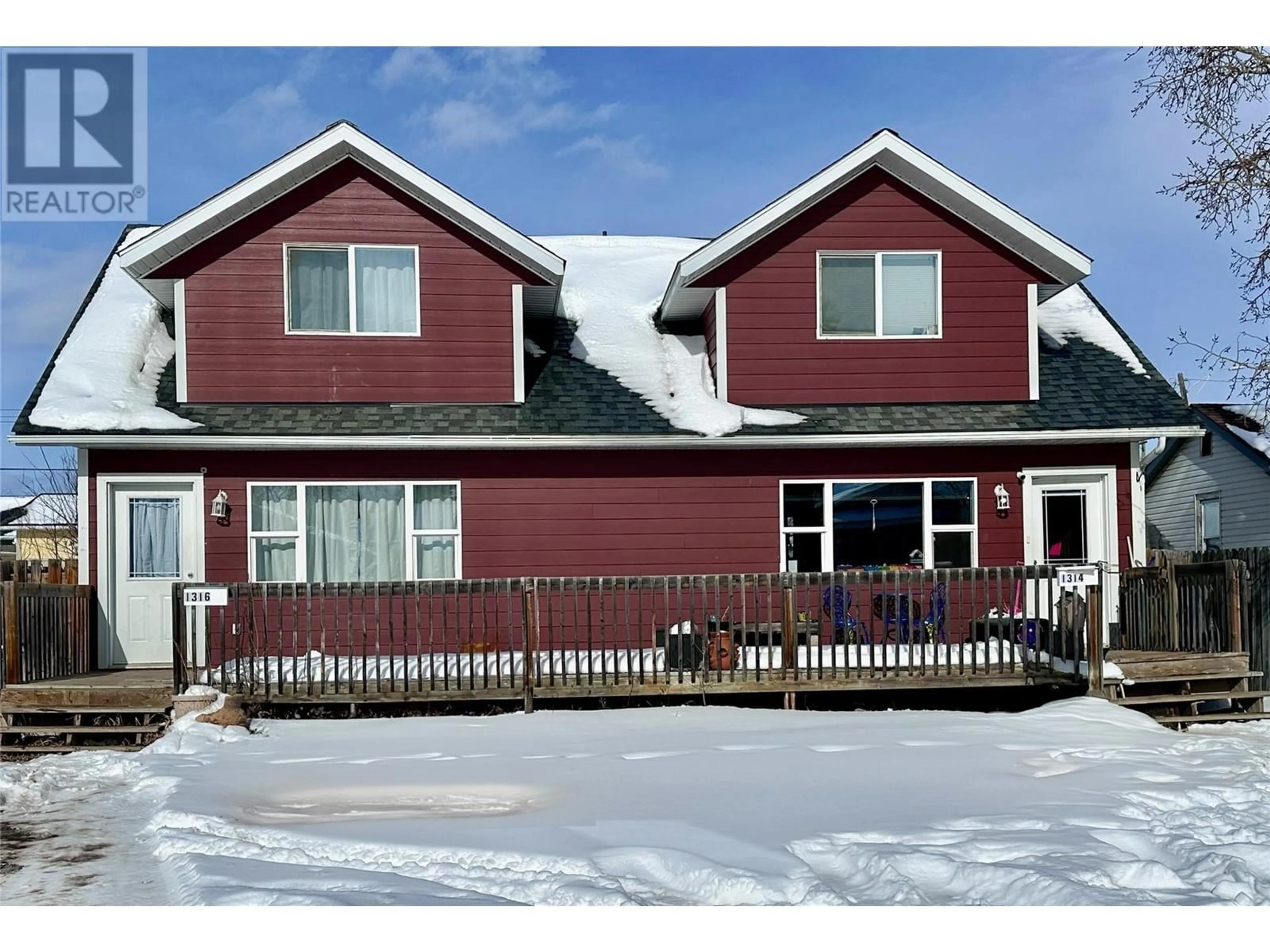 Home with vinyl exterior material, unknown for 1314 106 Avenue, Dawson Creek British Columbia V1G2P1