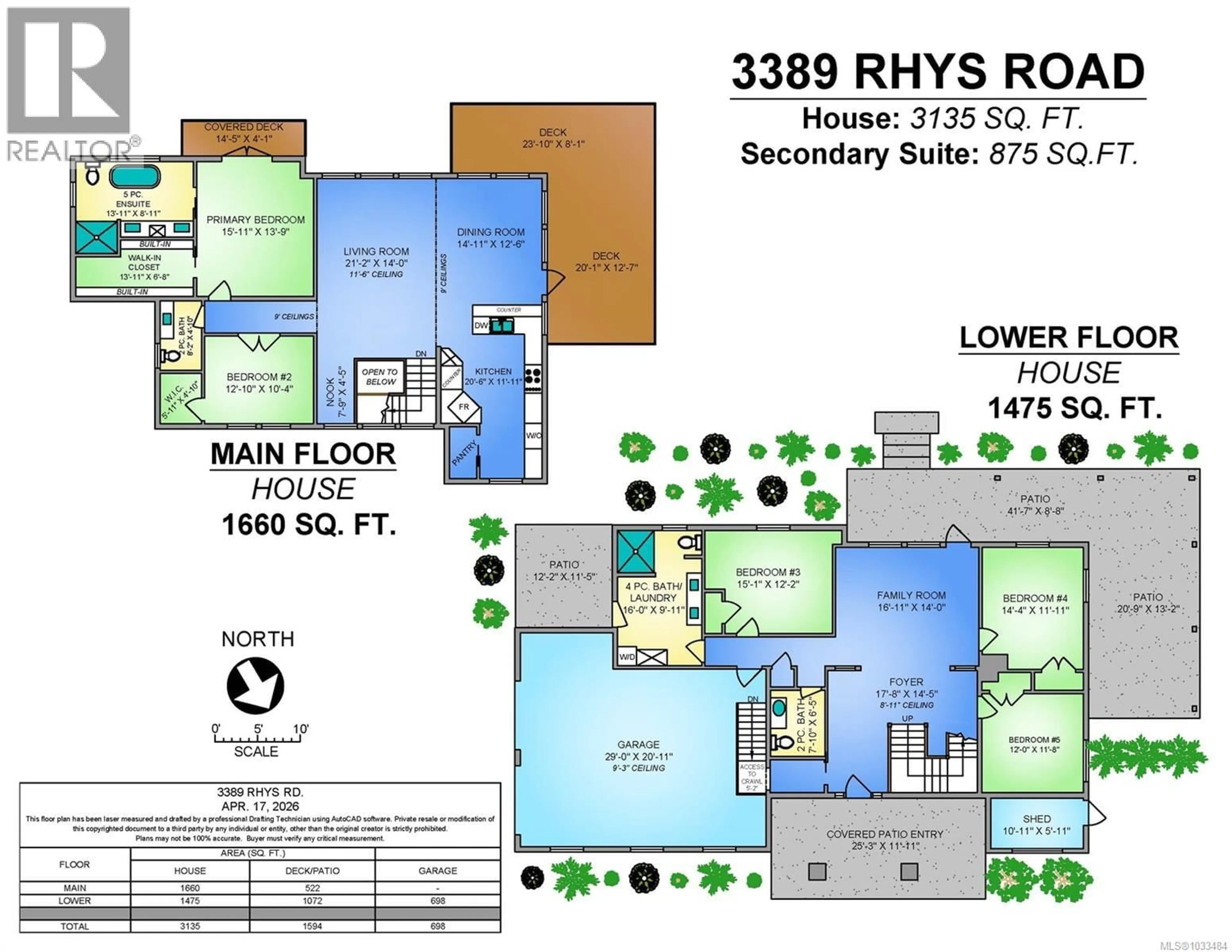 Floor plan for 3389 RHYS ROAD, Courtenay British Columbia V9N0B7