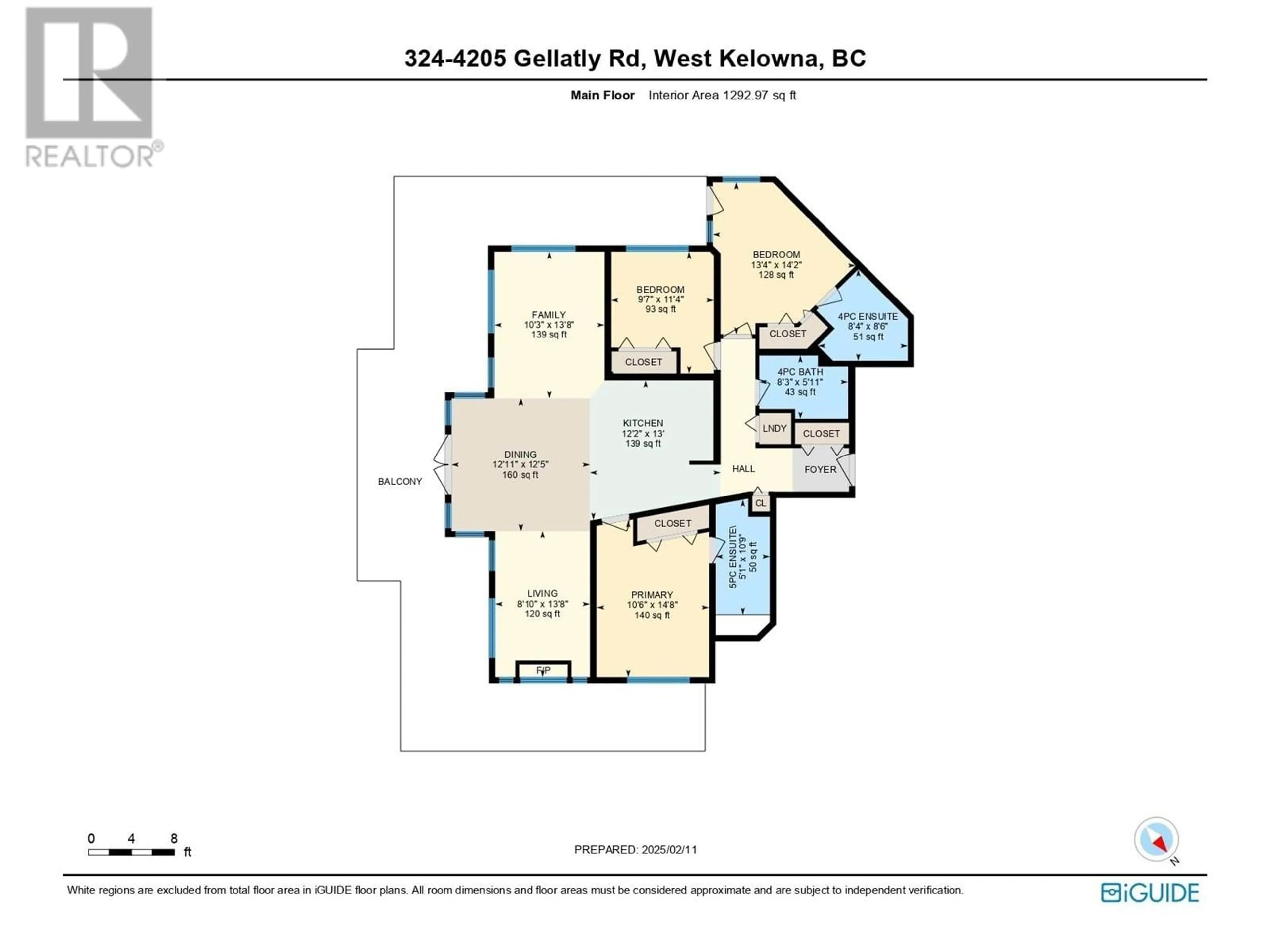 Floor plan for 4205 Gellatly Road Unit# 324, West Kelowna British Columbia V4T2K2