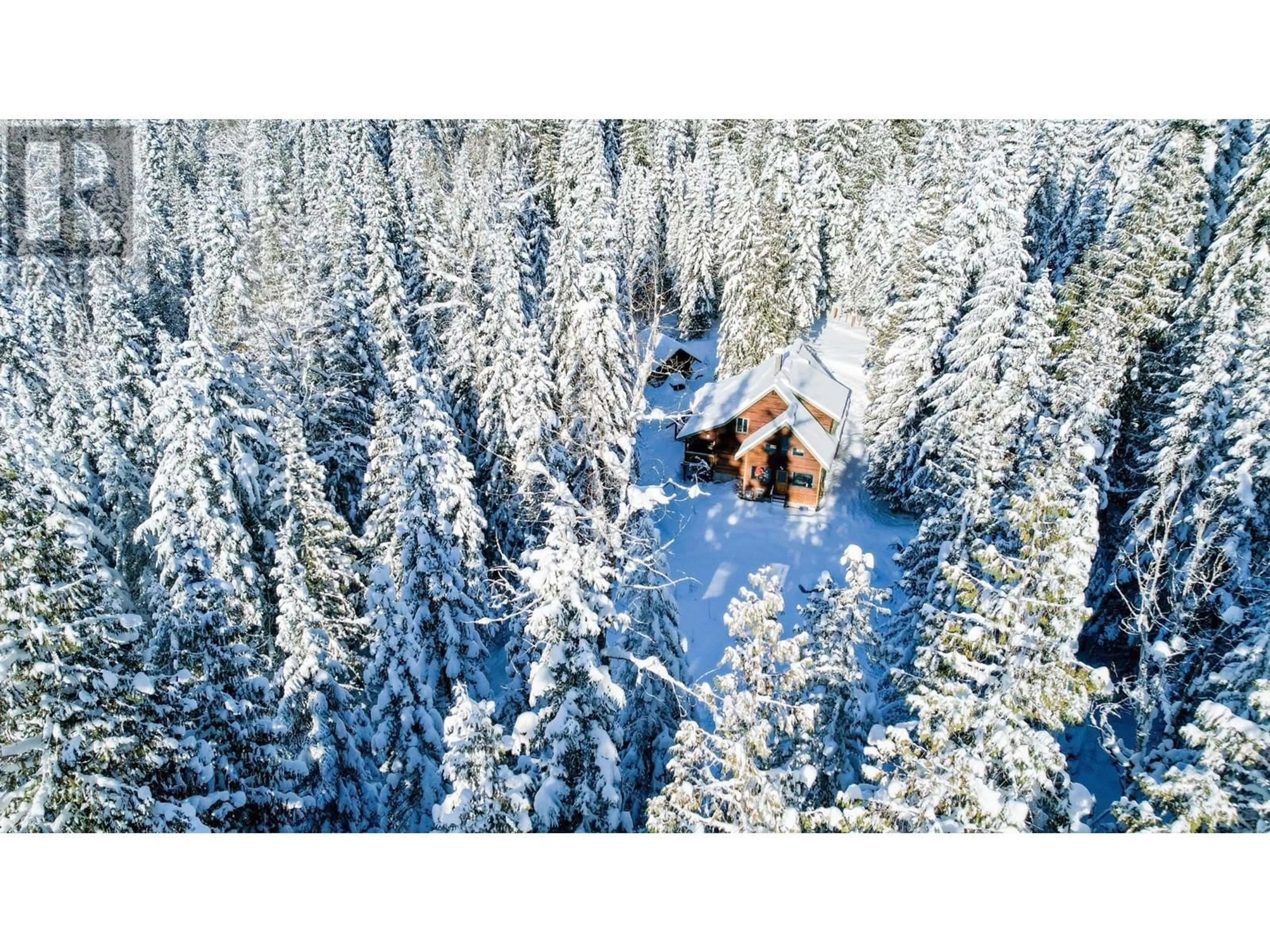 A pic from outside/outdoor area/front of a property/back of a property/a pic from drone, forest/trees view for 6225 PORTO RICO YMIR Road, Ymir British Columbia V0G2K0