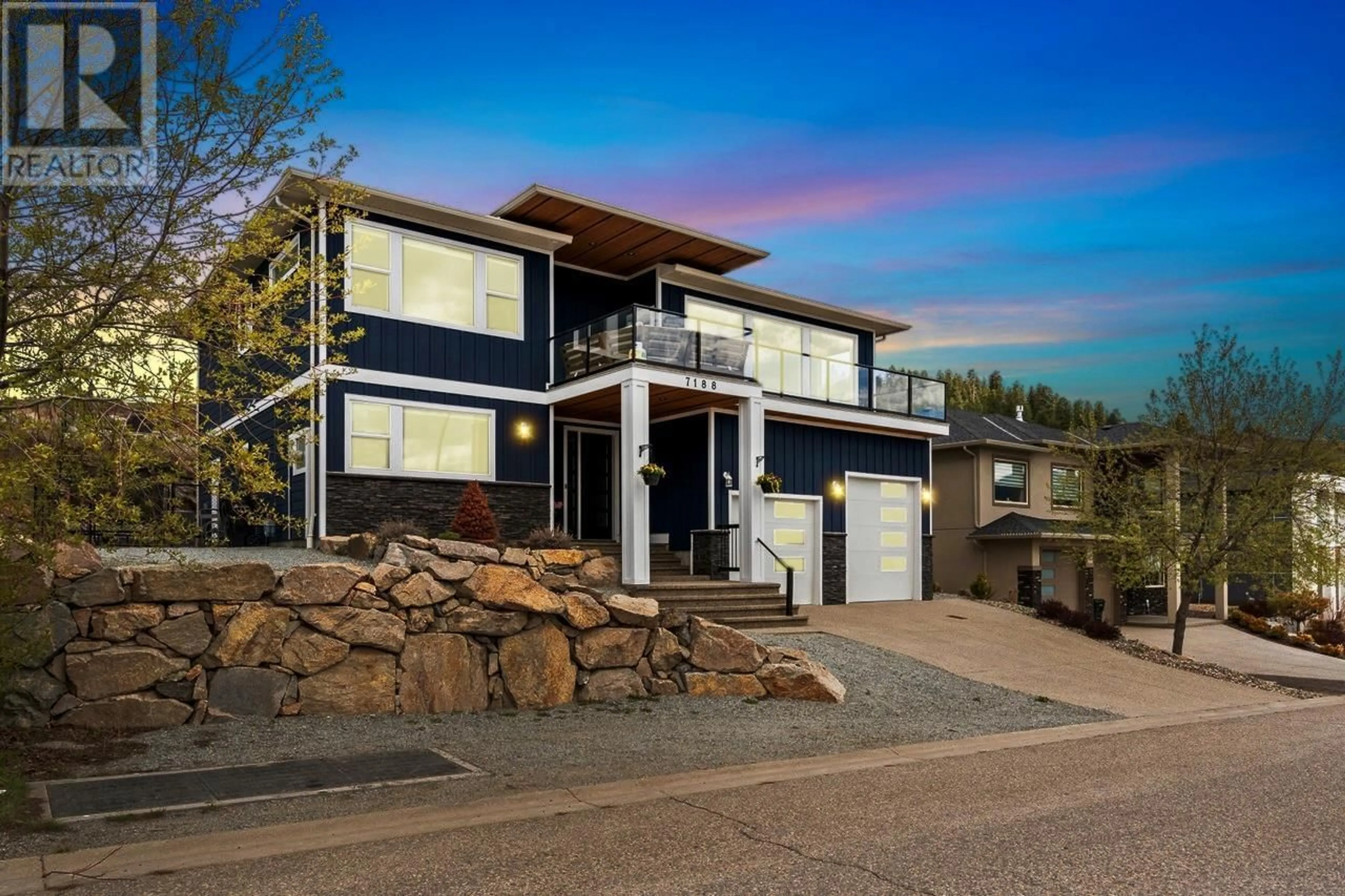 Home with vinyl exterior material, unknown for 7188 APEX DRIVE, Vernon British Columbia V1B4E4