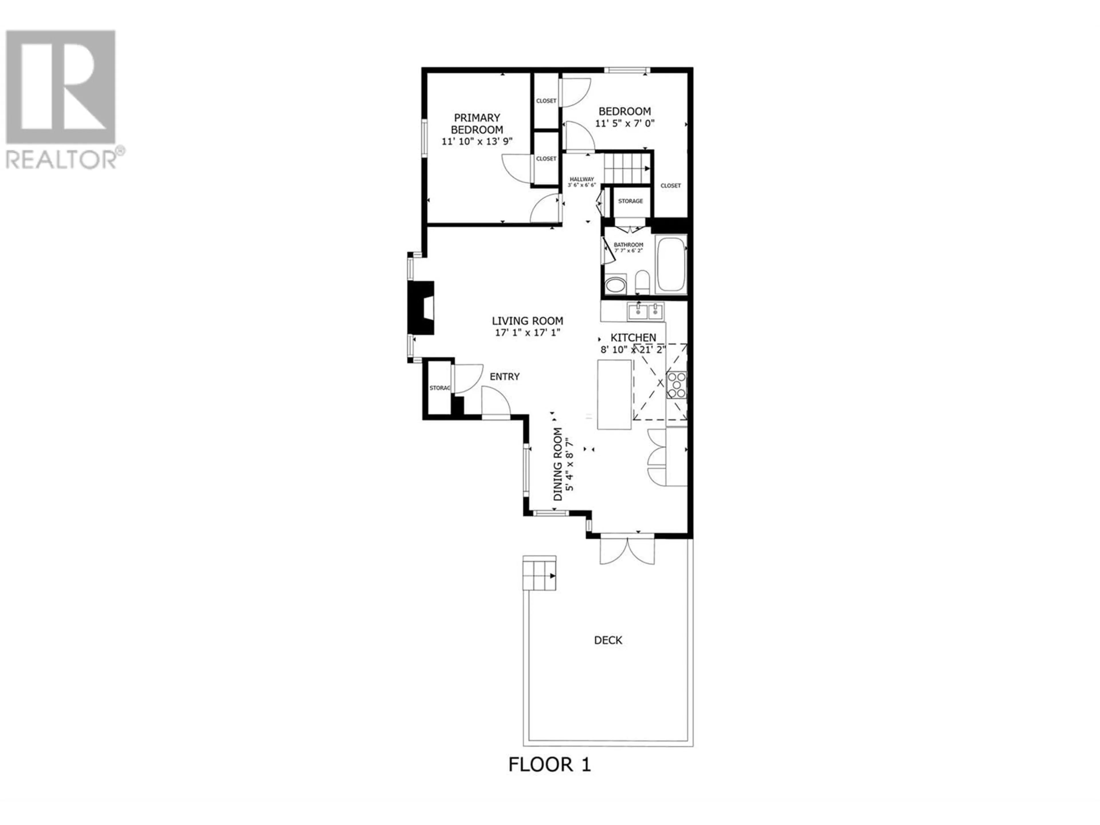 Floor plan for 151 Lake Avenue, Kelowna British Columbia V1Y5W4