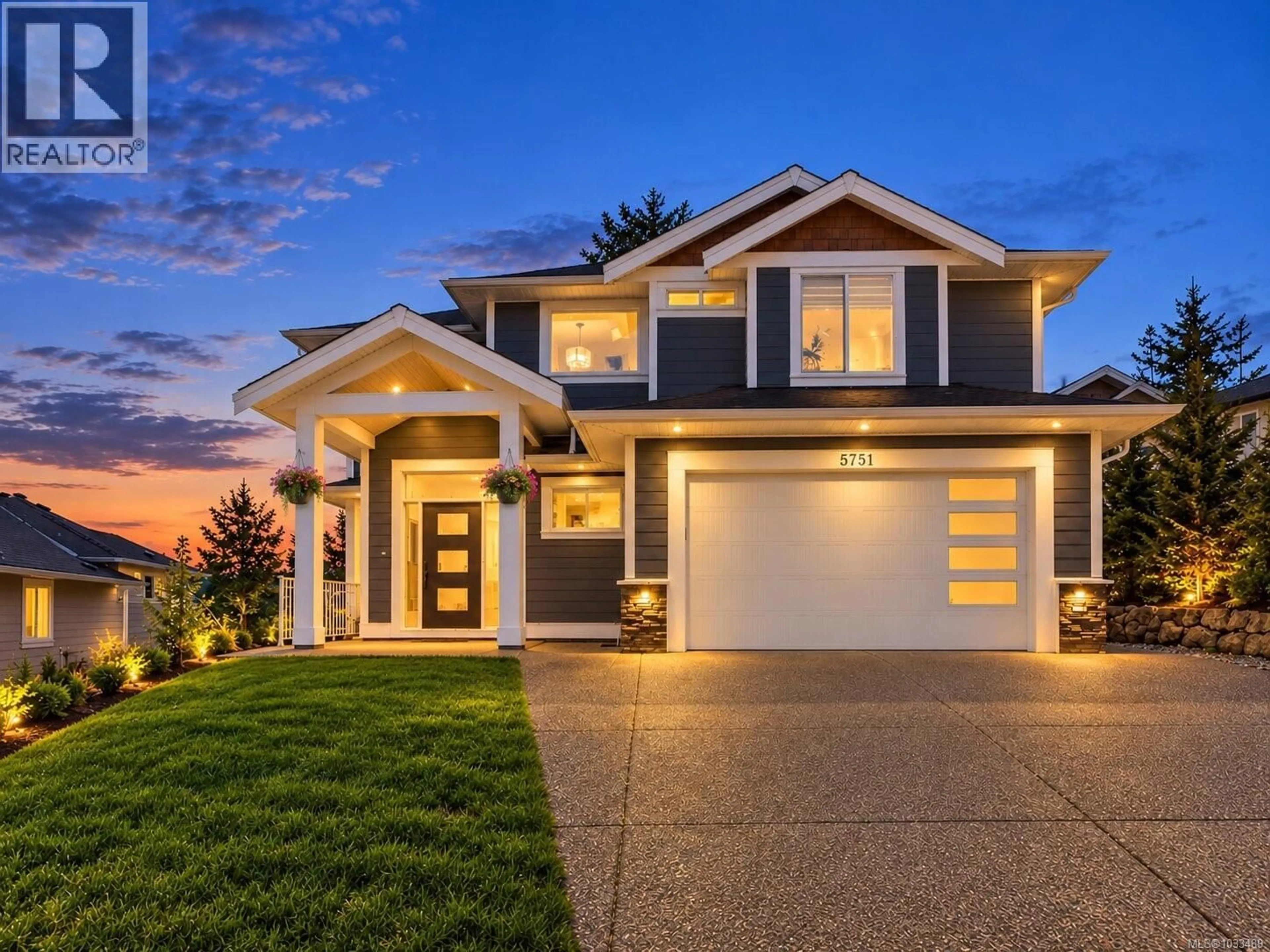 Home with vinyl exterior material, street for 5751 LINYARD ROAD, Nanaimo British Columbia V9T0K2