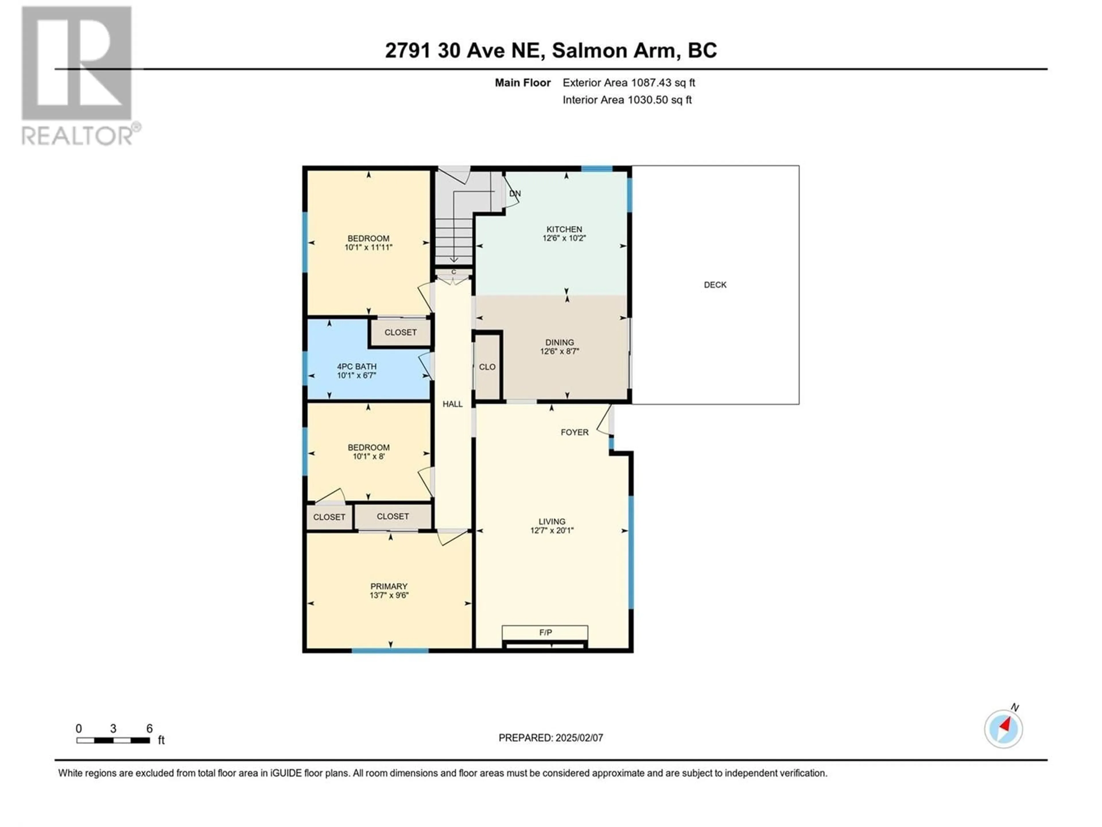 Floor plan for 2791 30 Avenue NE, Salmon Arm British Columbia V1E3L2