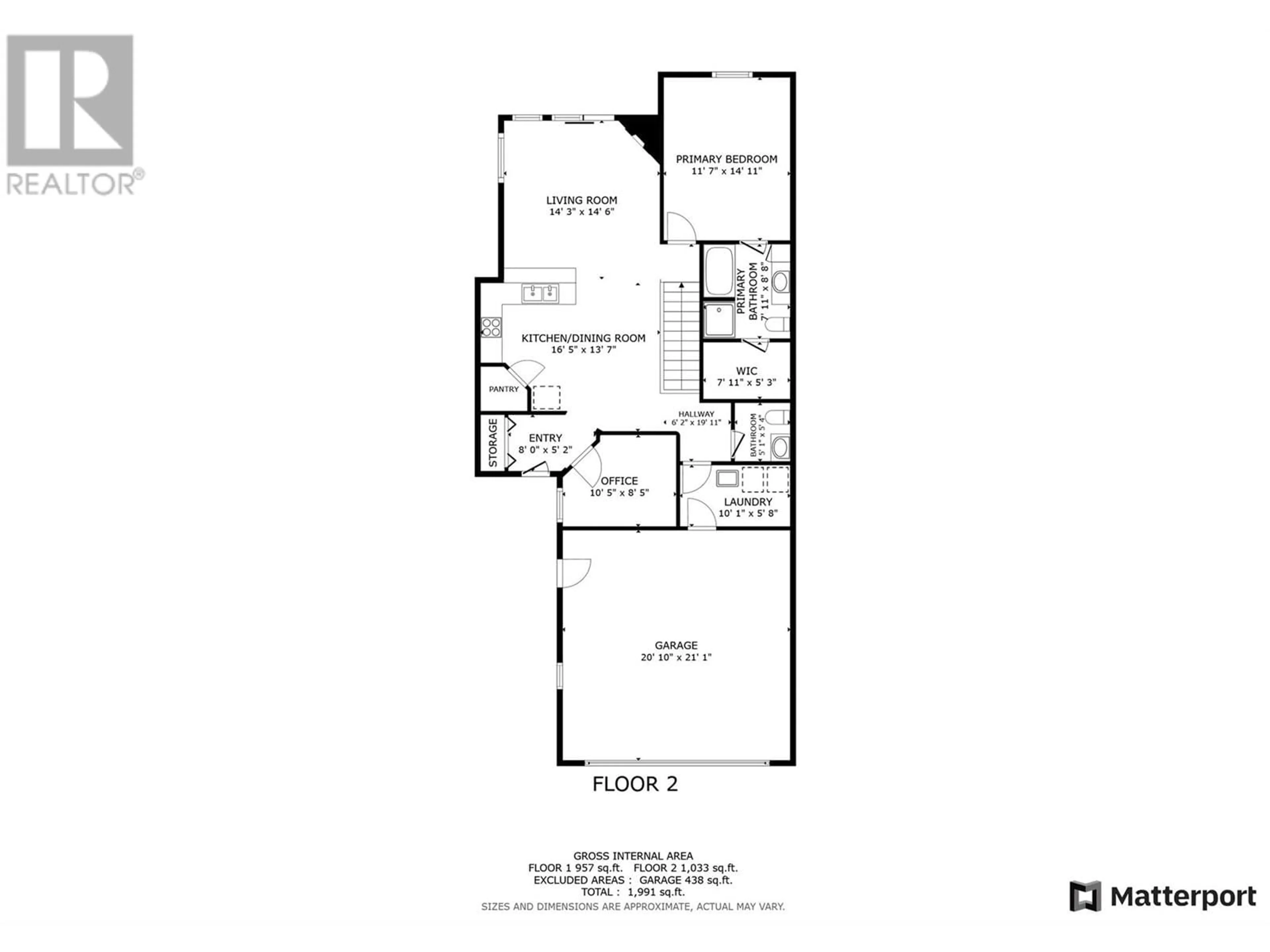 Floor plan for 2751 15 Avenue NE Unit# 36, Salmon Arm British Columbia V1E0B5