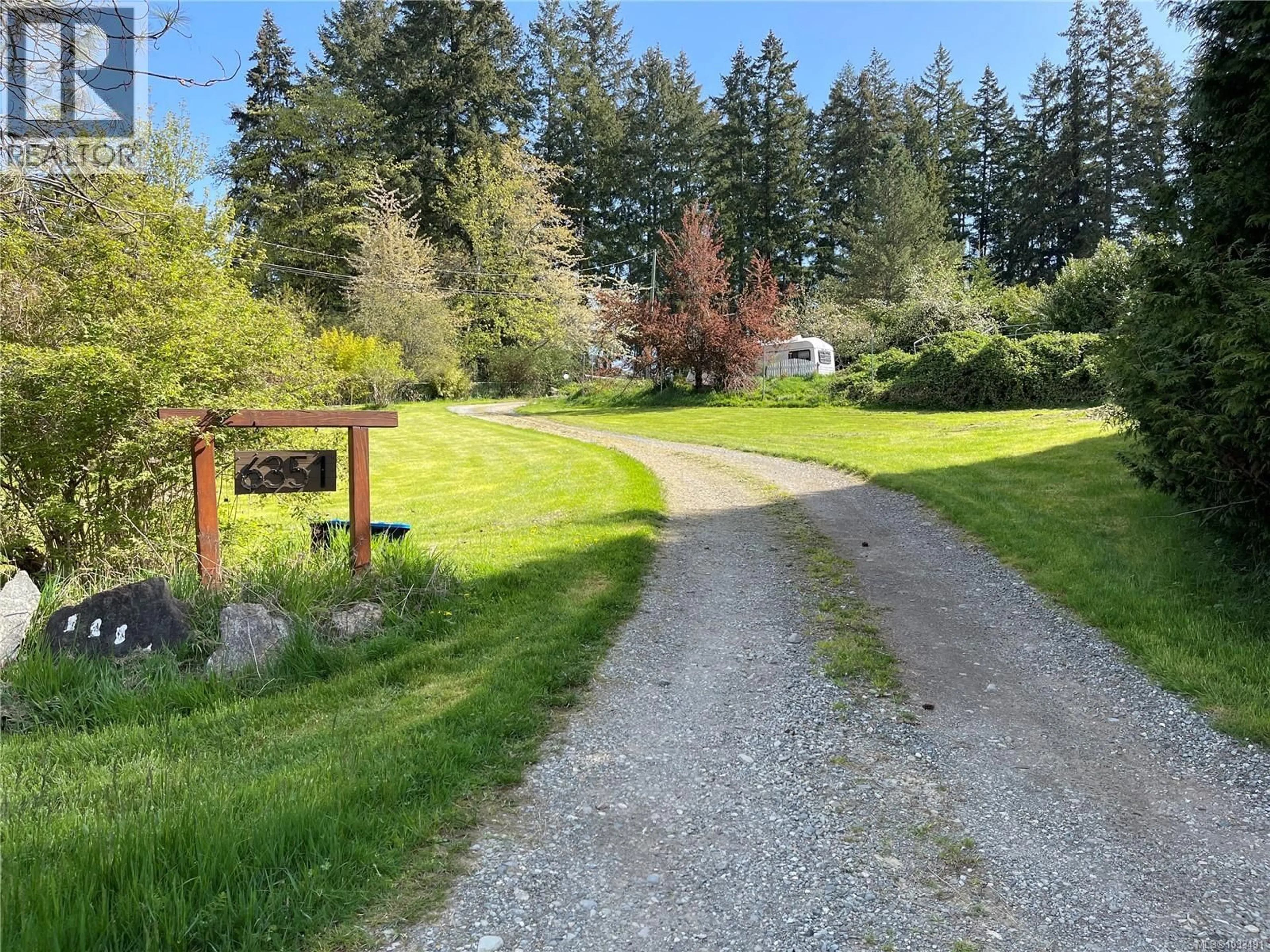 A pic from outside/outdoor area/front of a property/back of a property/a pic from drone, forest/trees view for 6351 RENTON ROAD NORTH, Port Alberni British Columbia V9Y8S8
