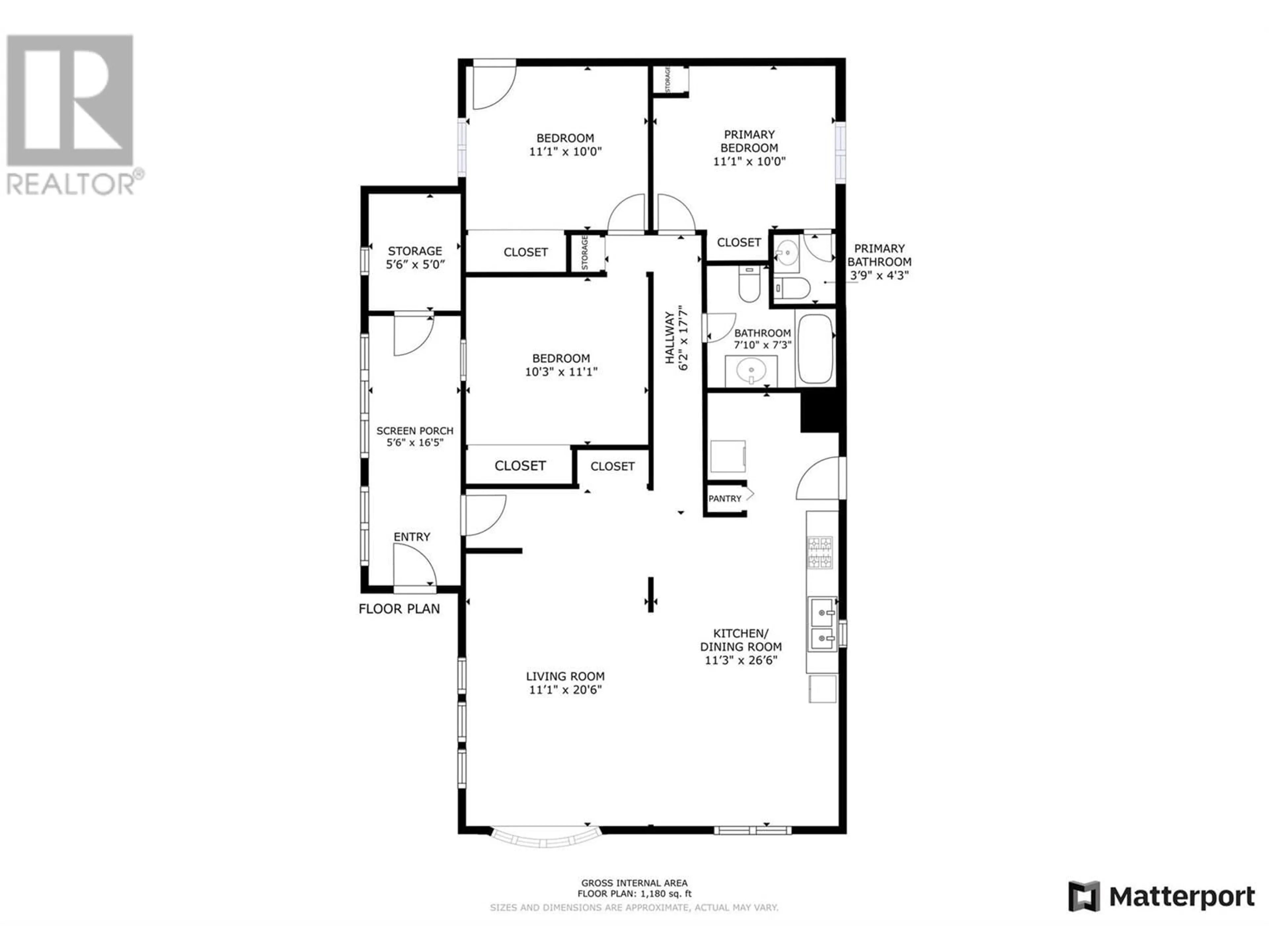 Floor plan for 4395 TRANS CANADA Highway Unit# 17, Kamloops British Columbia V2C4S4