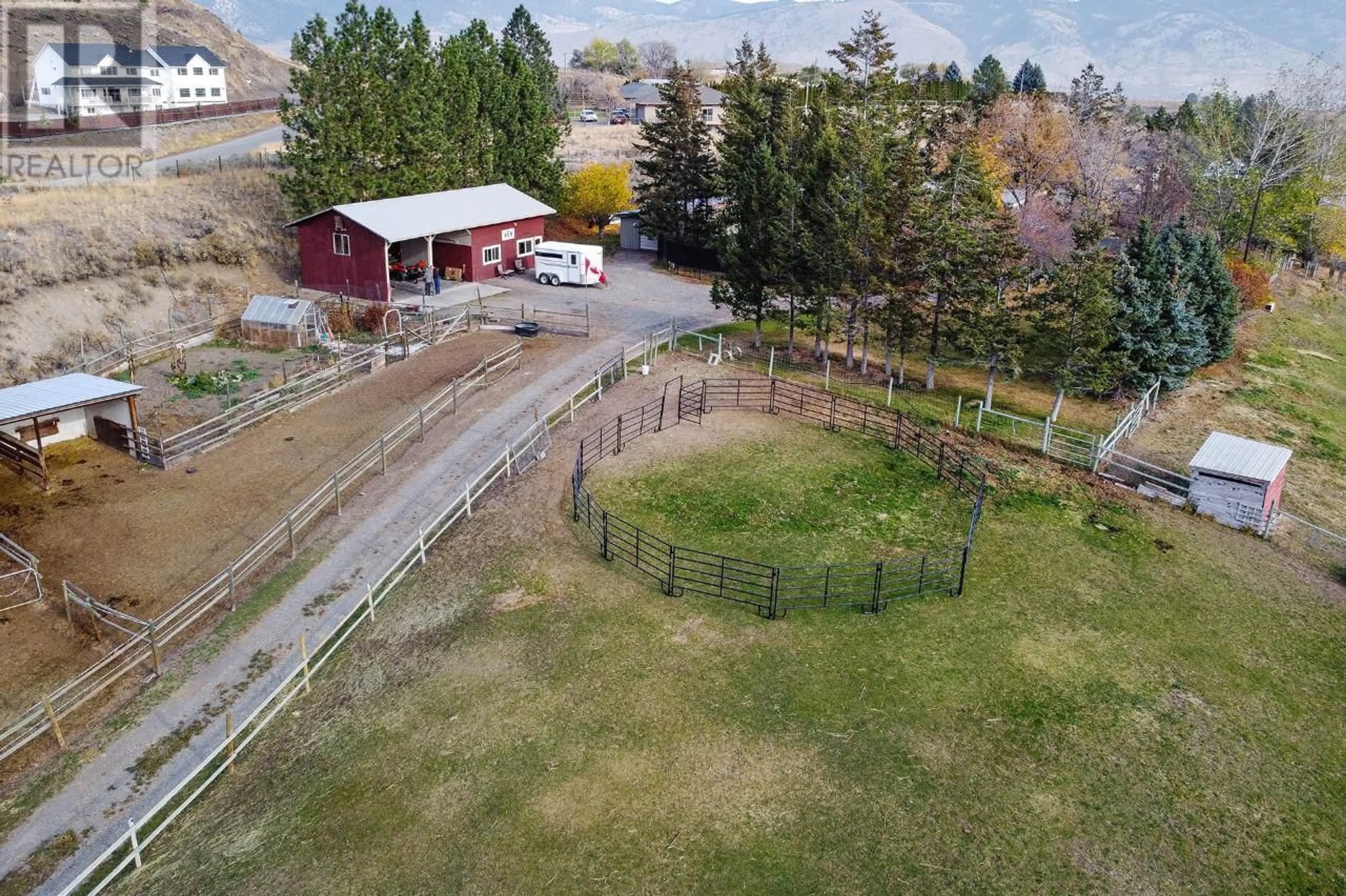 A pic from outside/outdoor area/front of a property/back of a property/a pic from drone, unknown for 7130 BLACKWELL Road, Kamloops British Columbia V2C6V8