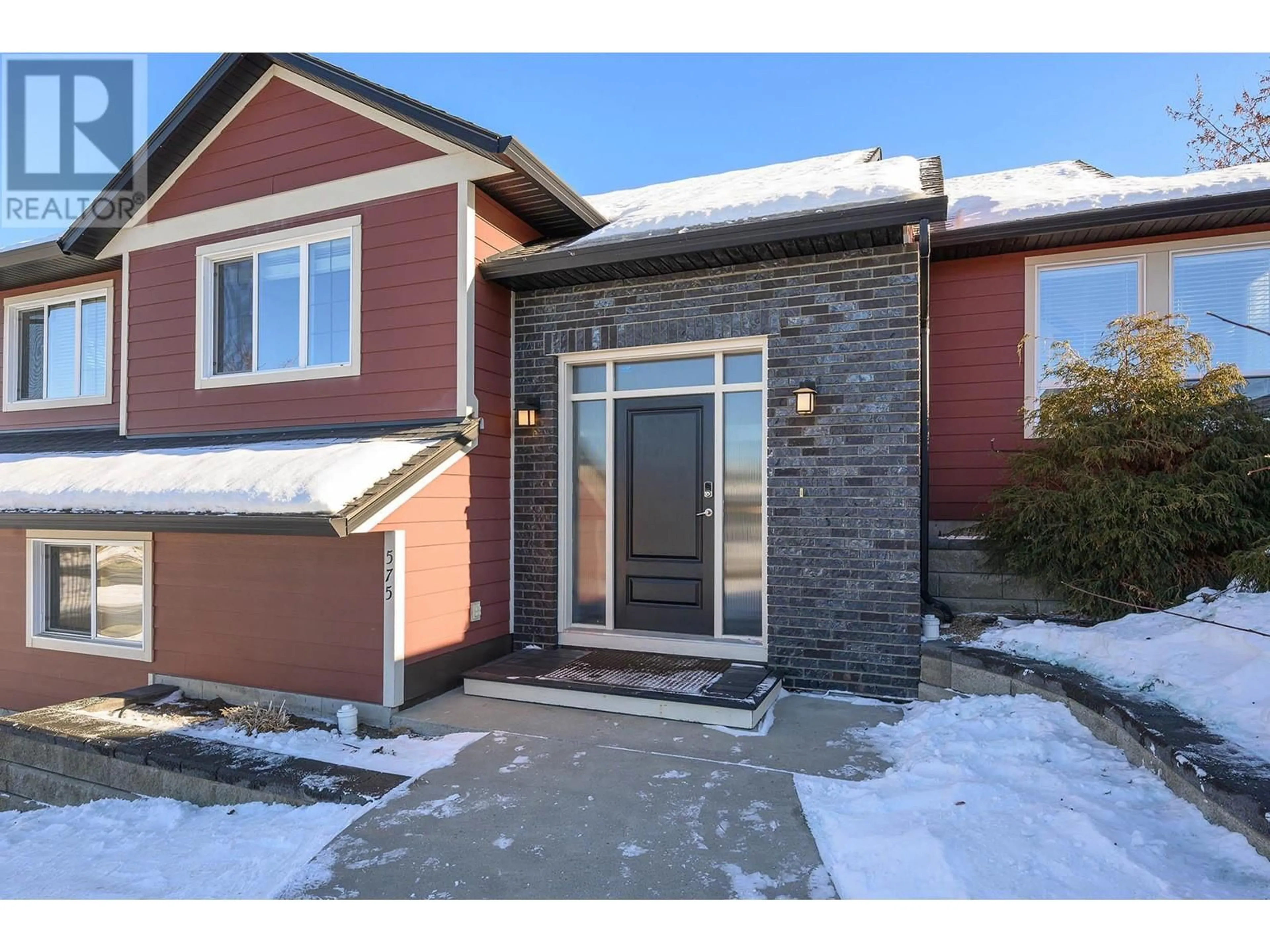 Home with brick exterior material, street for 575 RAEBURN Drive, Kamloops British Columbia V1S0A3