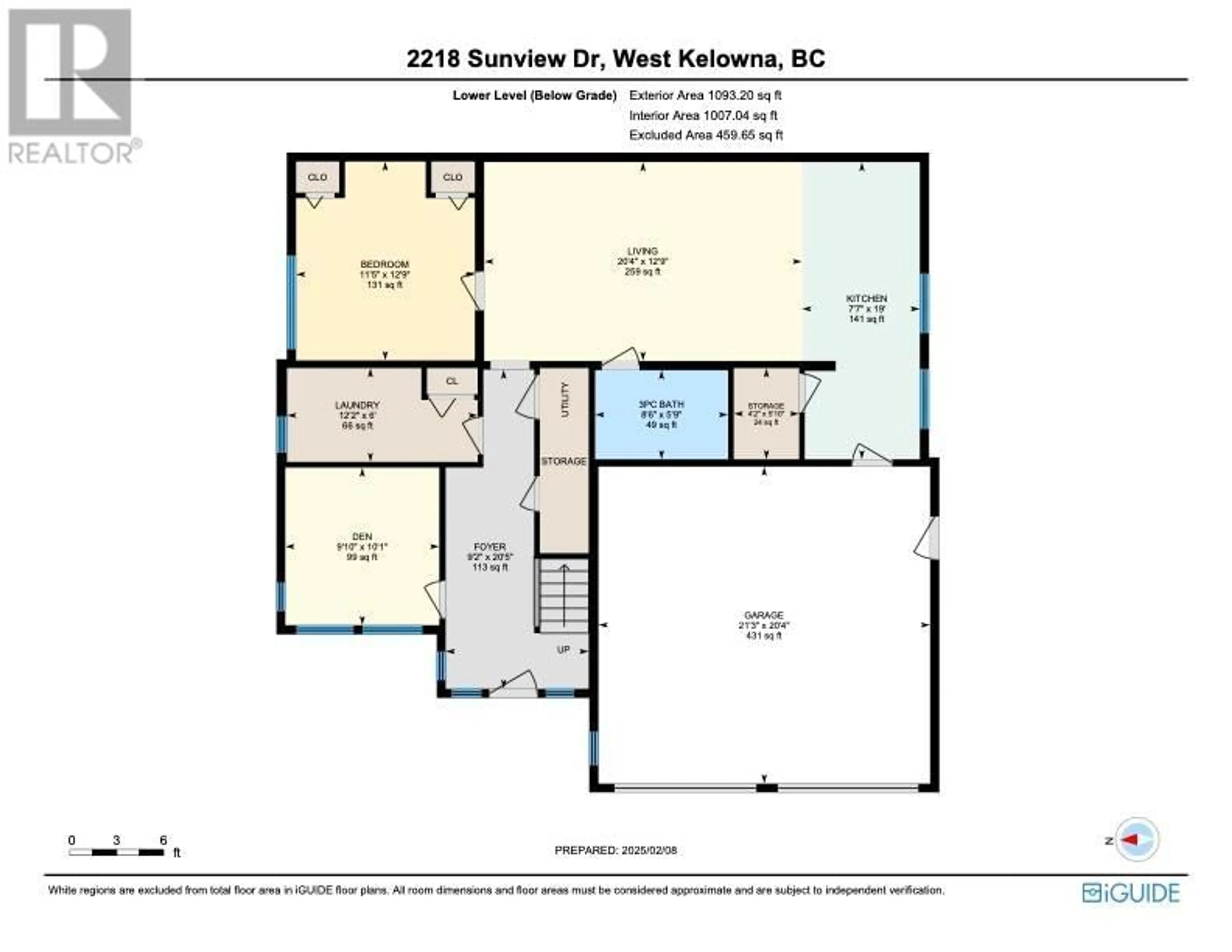 Floor plan for 2218 Sunview Drive, West Kelowna British Columbia V1Z4B9