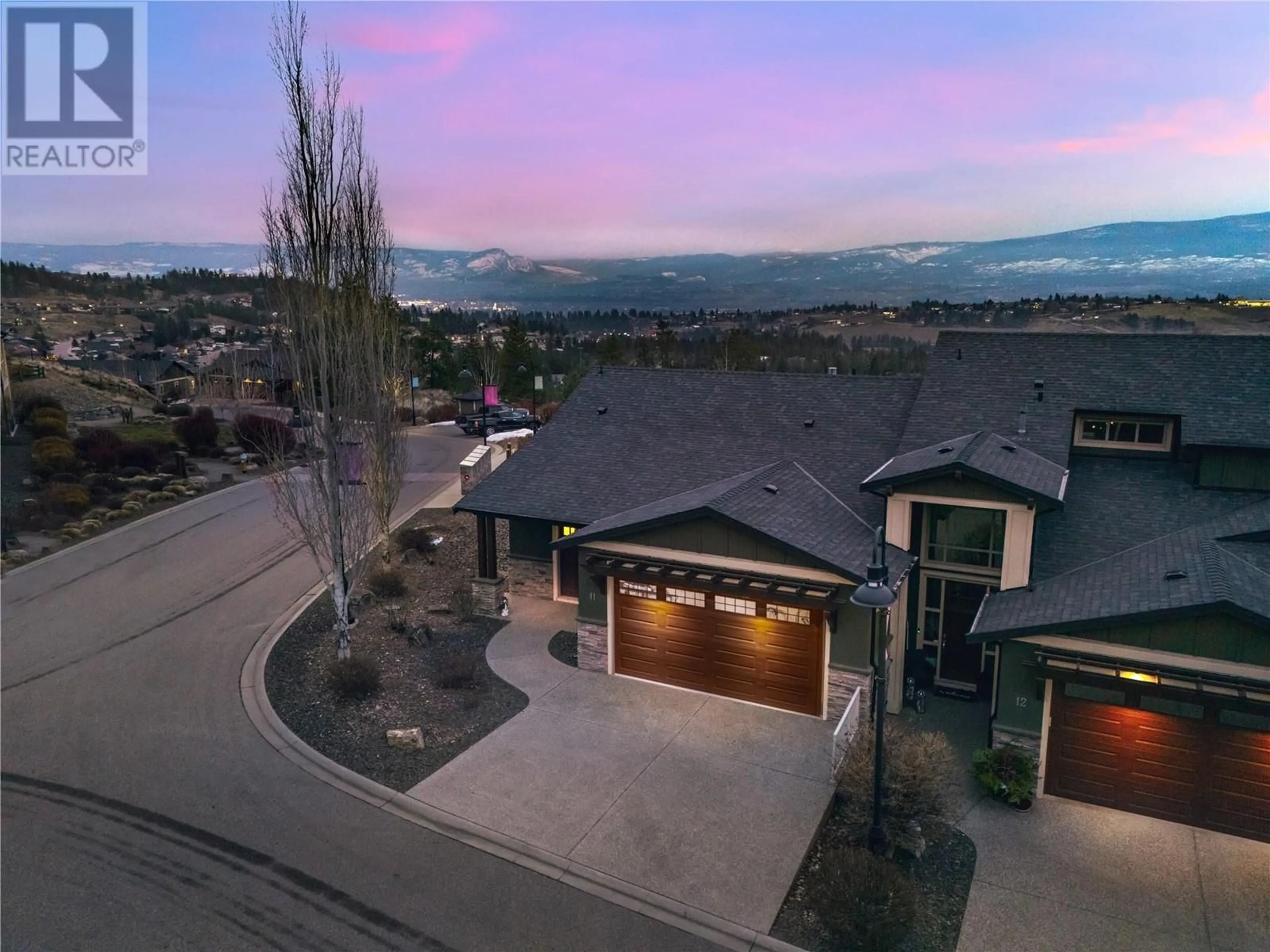 A pic from outside/outdoor area/front of a property/back of a property/a pic from drone, mountain view for 11 - 1870 ROSEALEE LANE, West Kelowna British Columbia V1Z4E5