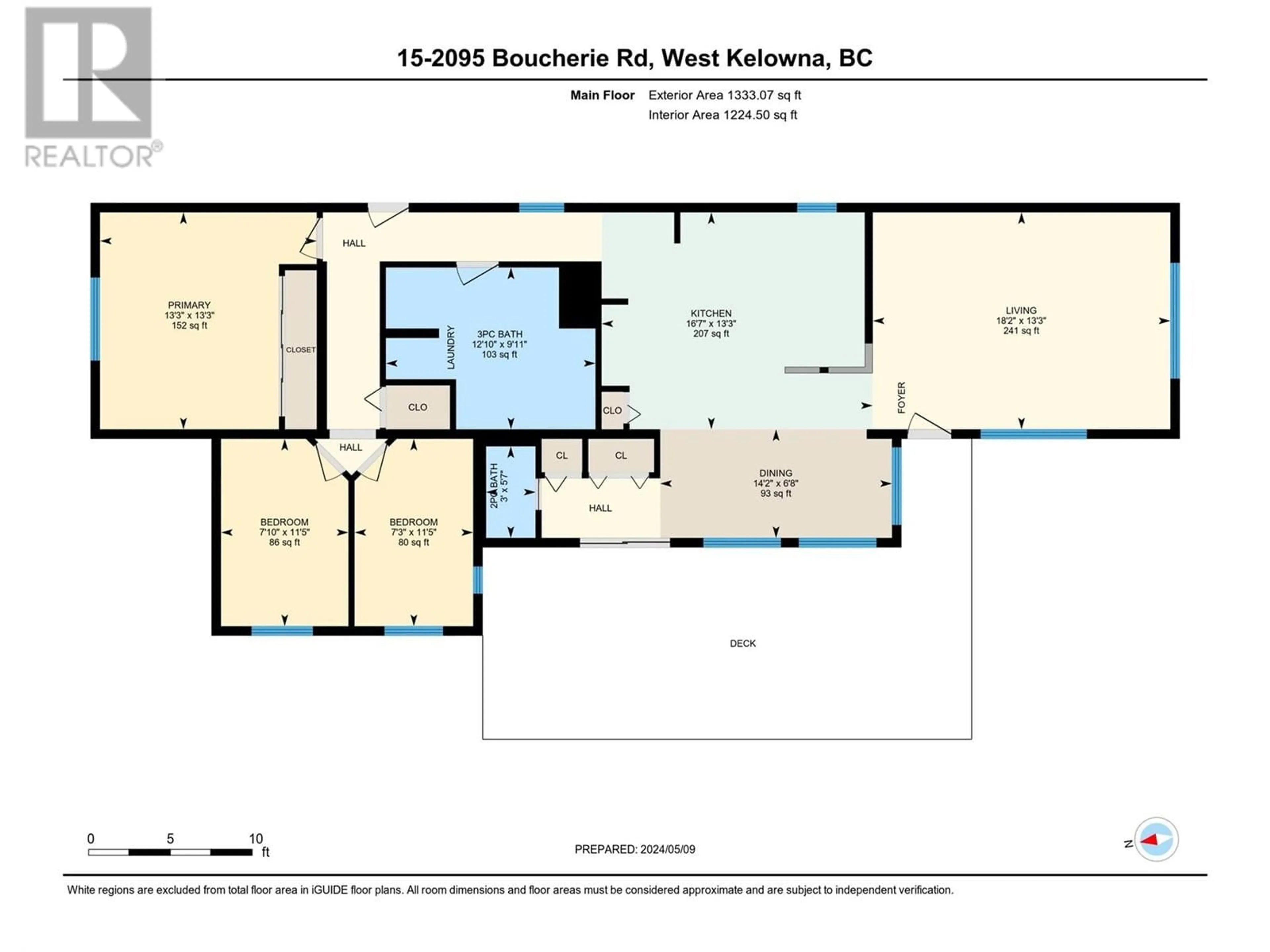 Floor plan for 15 - 2095 BOUCHERIE ROAD, Westbank British Columbia V4T1Z4