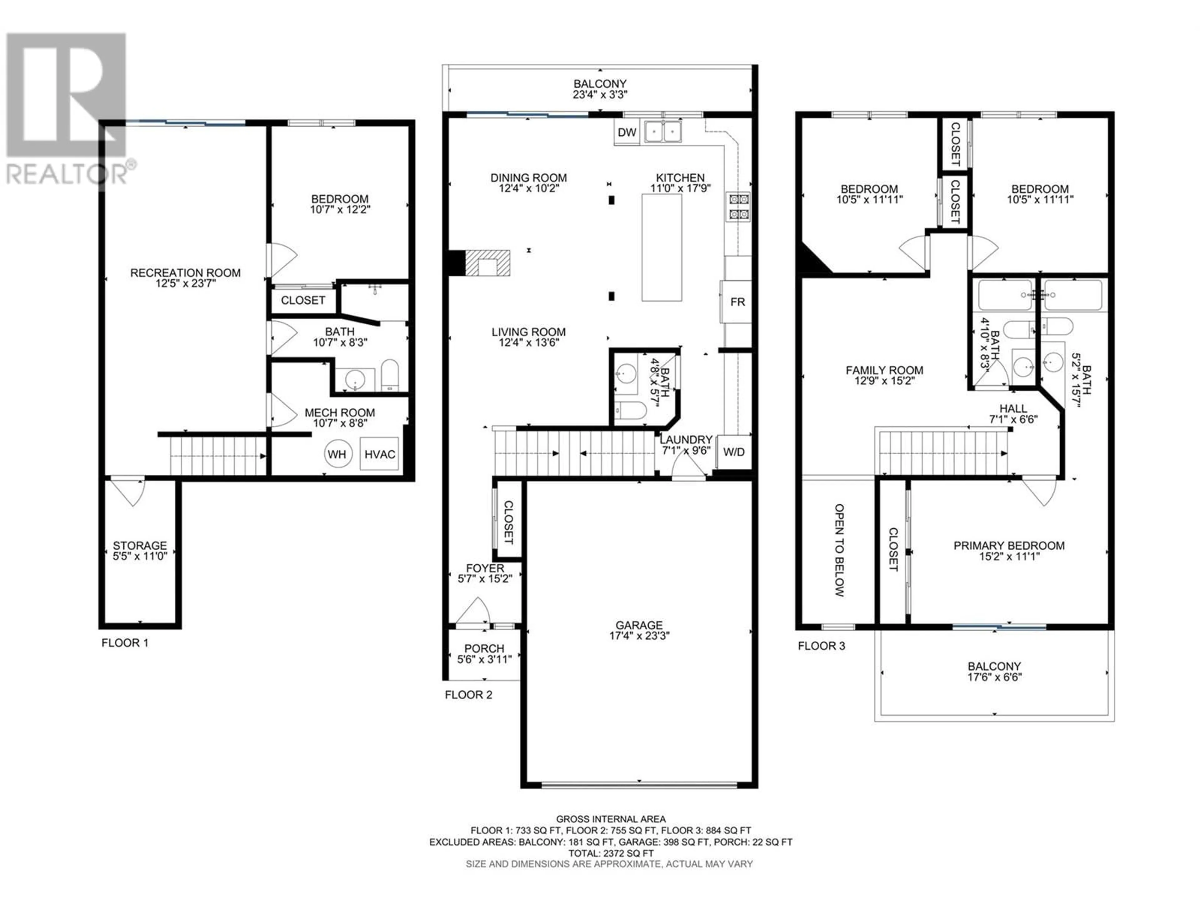 Floor plan for 3 - 776 DUNROBIN DRIVE, Kamloops British Columbia V1S1X9