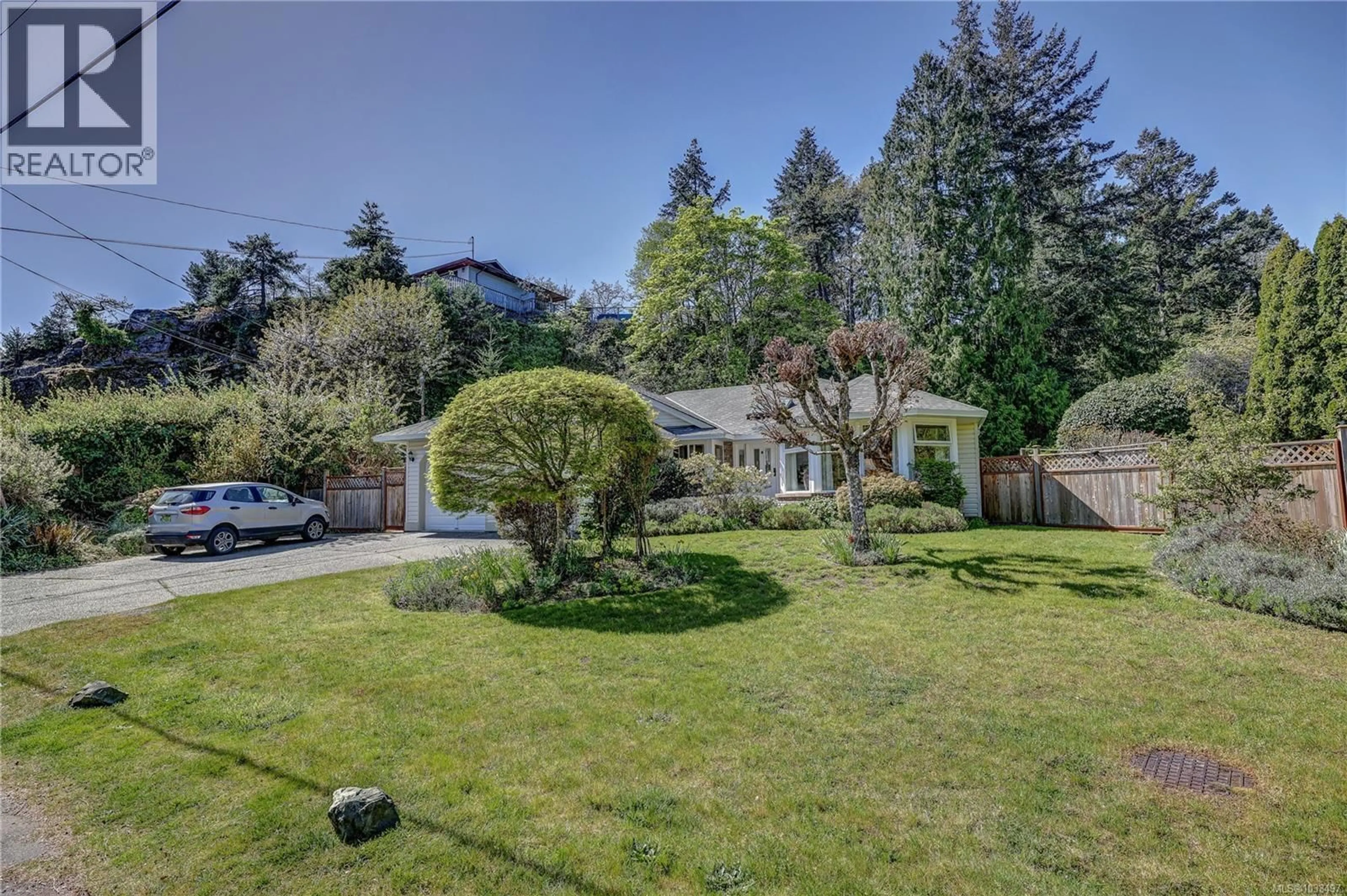 A pic from outside/outdoor area/front of a property/back of a property/a pic from drone, street for 1402 ROSE ANN DRIVE, Nanaimo British Columbia V9T3Z3