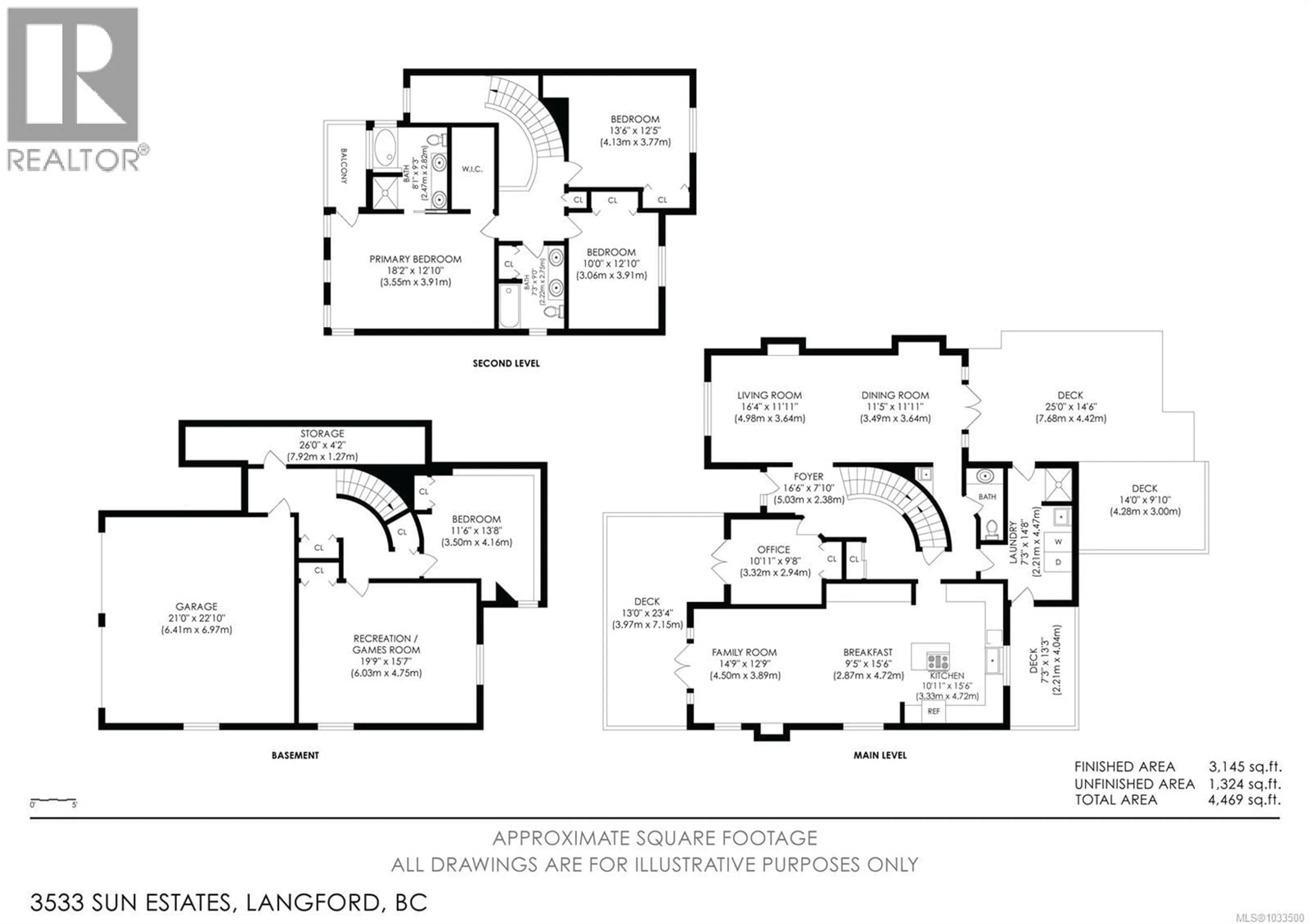 Floor plan for 3533 SUNHEIGHTS DRIVE, Langford British Columbia V9C4J8