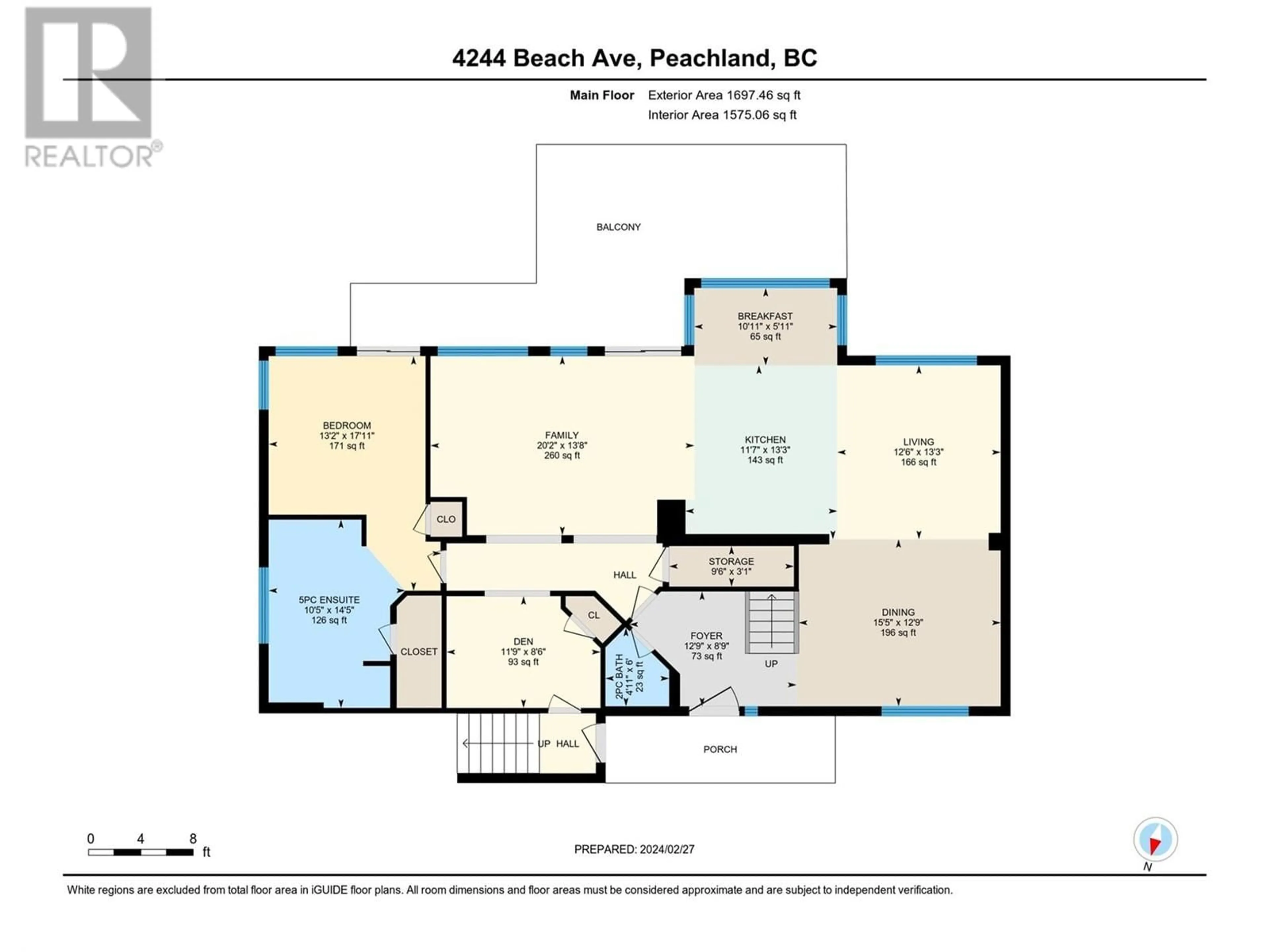 Floor plan for 4244 Beach Avenue, Peachland British Columbia V0H1X6