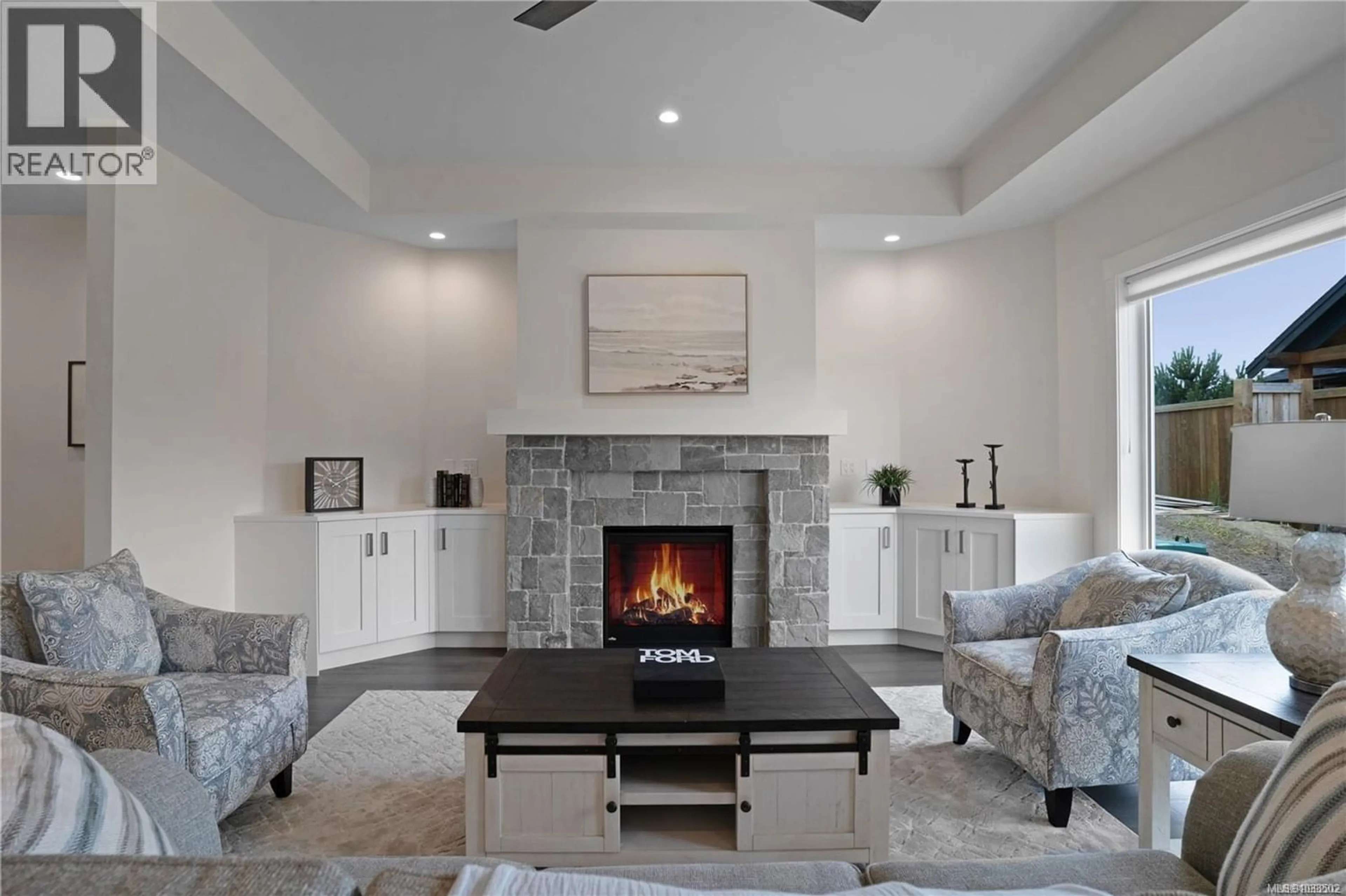 Living room with furniture, ceramic/tile floor for 415 HUMMINGBIRD PLACE, Parksville British Columbia V9P1K1