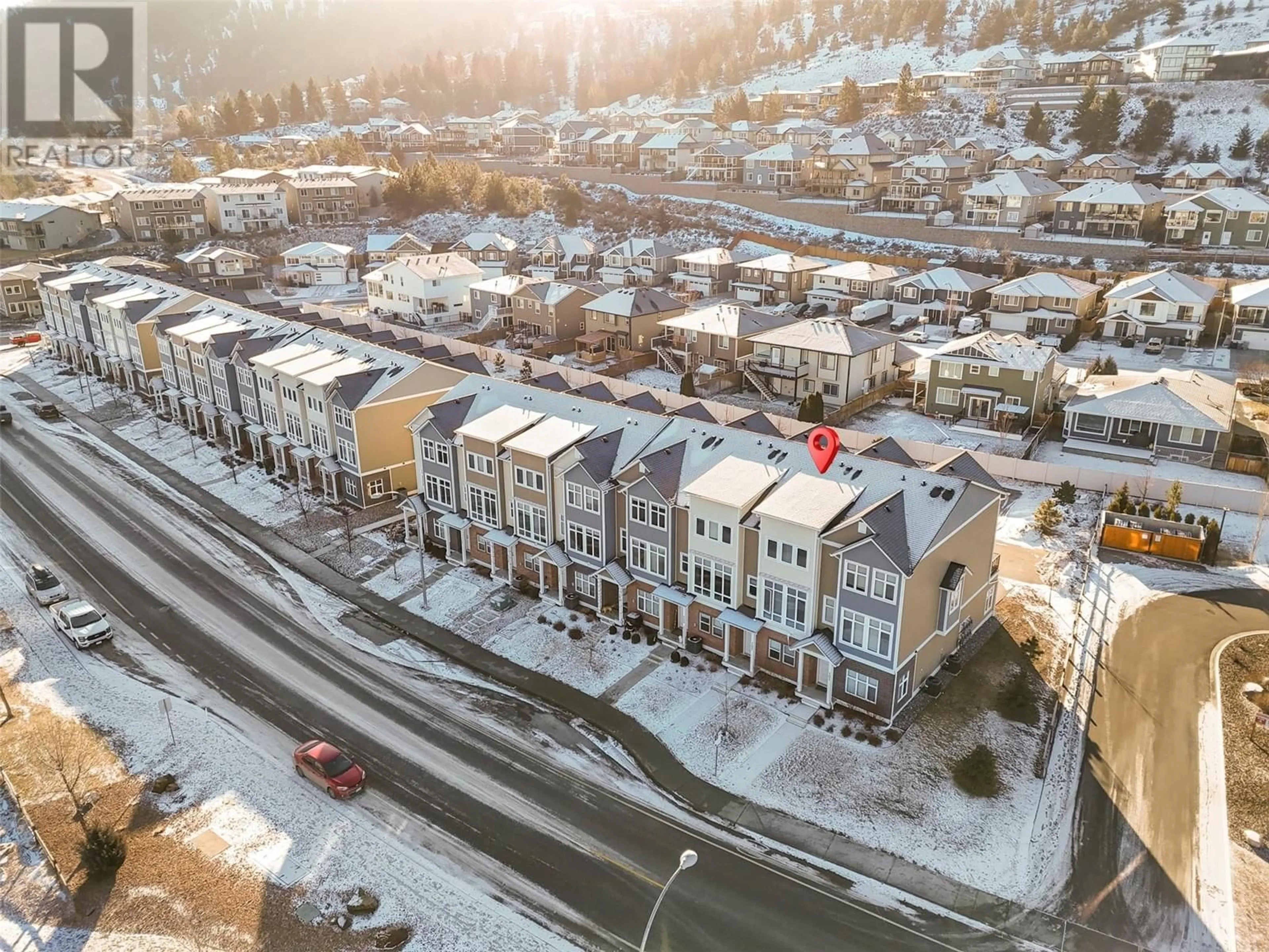 A pic from outside/outdoor area/front of a property/back of a property/a pic from drone, street for 1951 QU'APPELLE Boulevard Unit# 102, Kamloops British Columbia V2E0C8