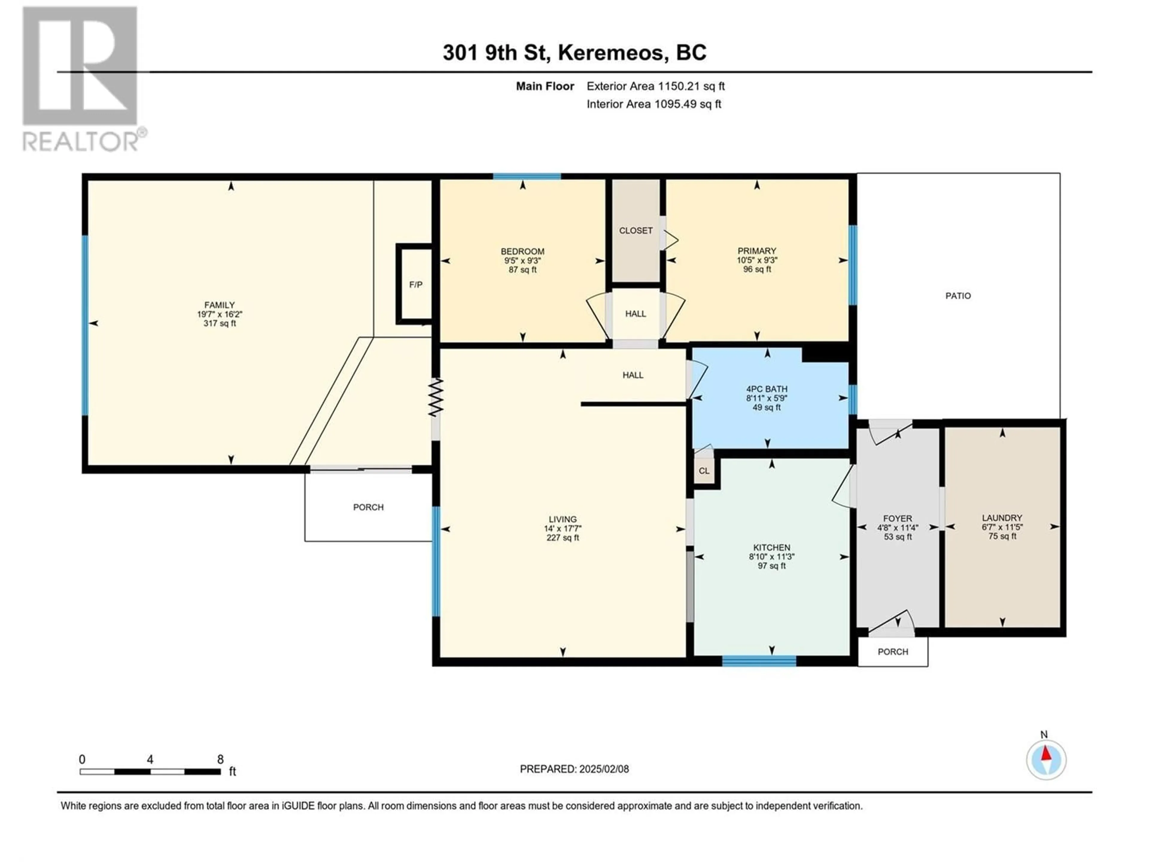 Floor plan for 301 9th Street, Keremeos British Columbia V0X1N2