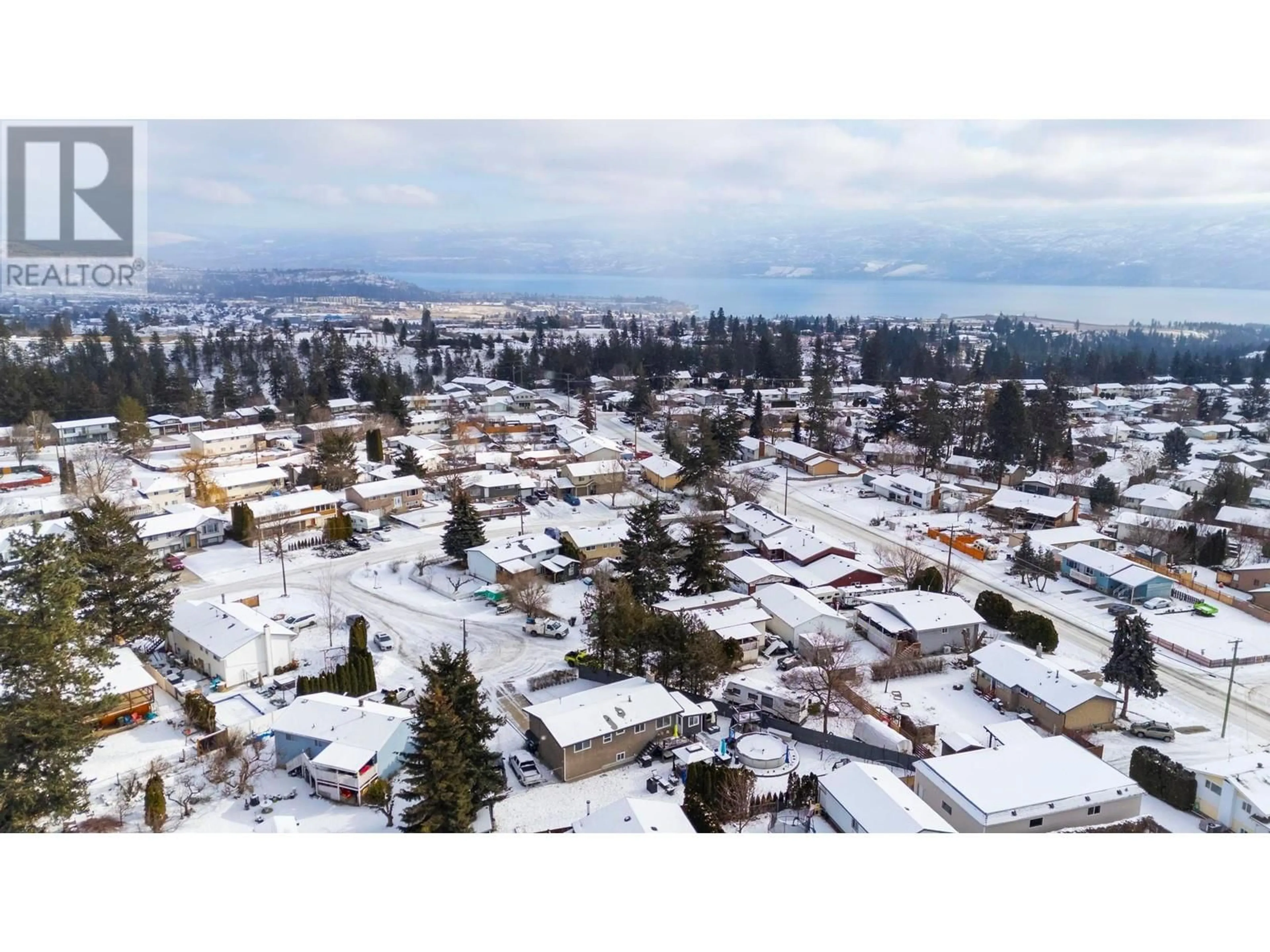 A pic from outside/outdoor area/front of a property/back of a property/a pic from drone, mountain view for 3548 MacDonnel Road, West Kelowna British Columbia V4T1J1