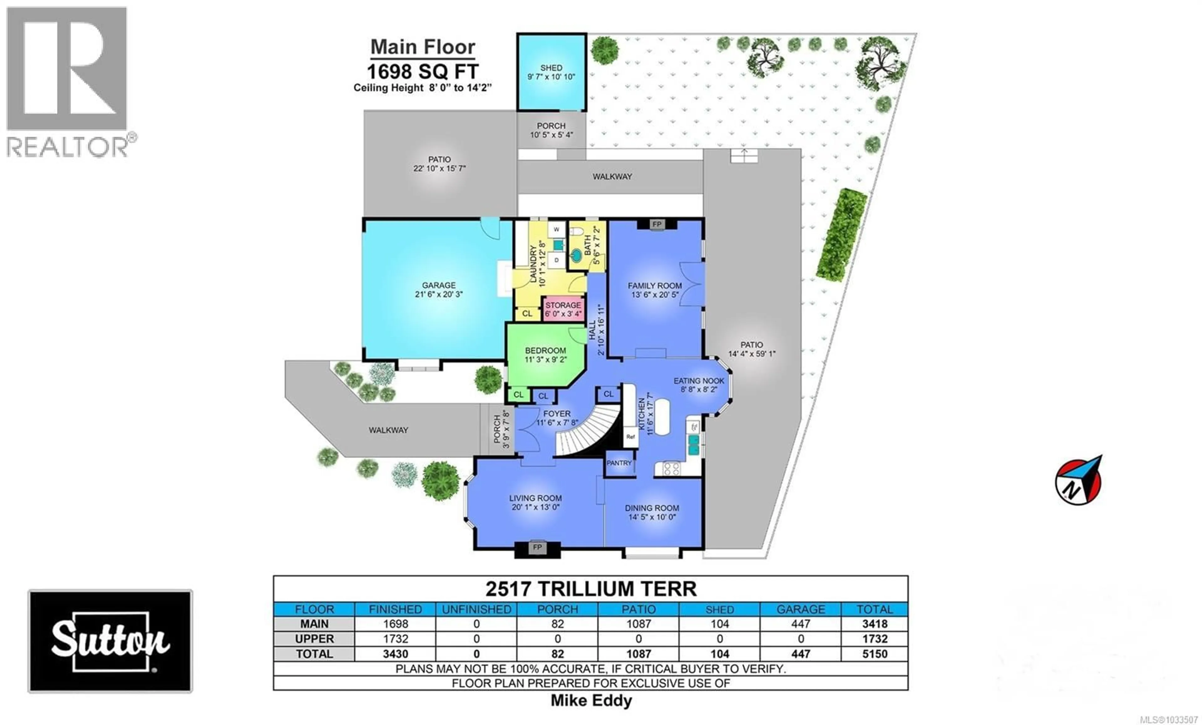 Floor plan for 2517 TRILLIUM TERRACE, Duncan British Columbia V9L5J7