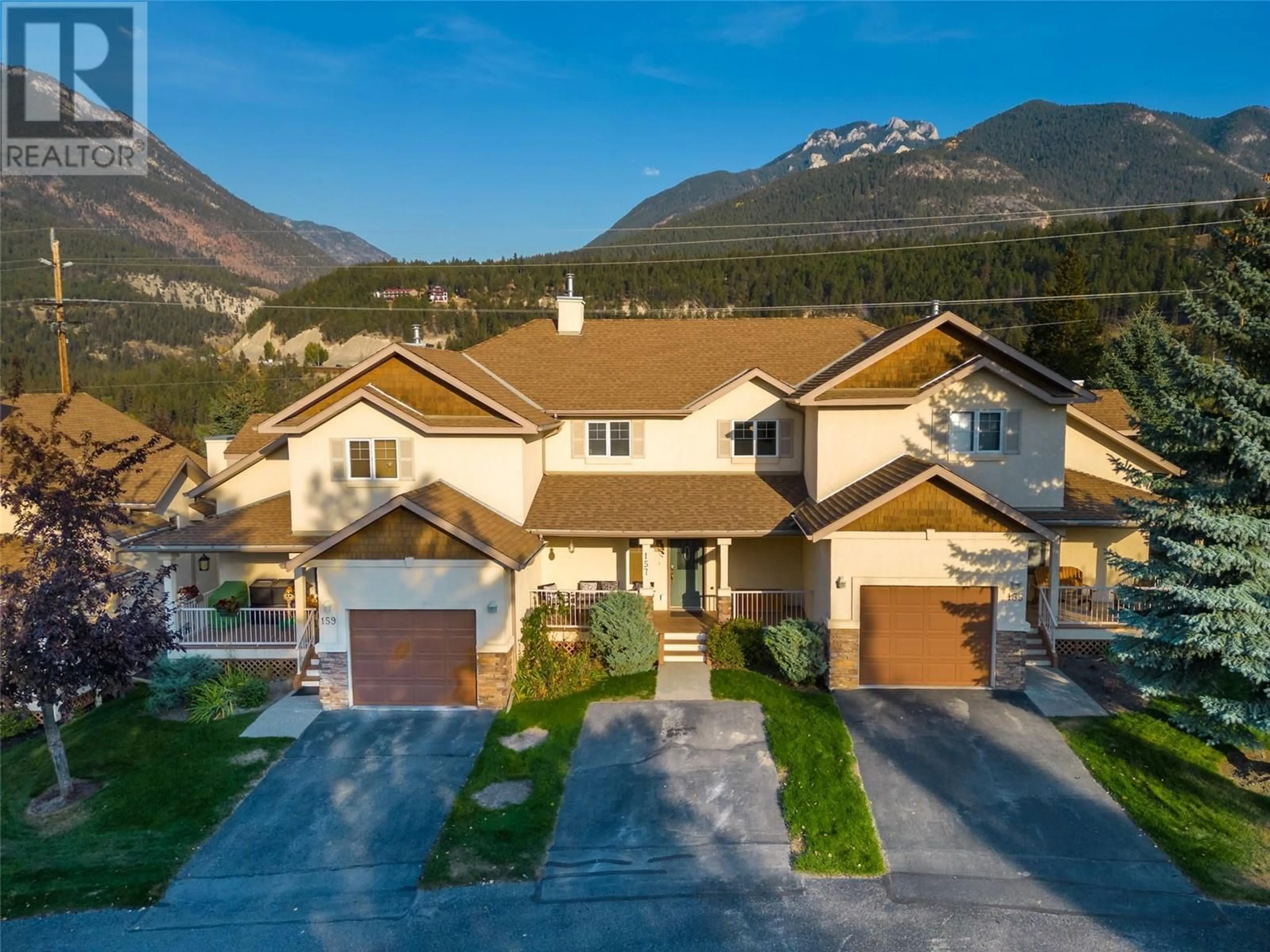 A pic from outside/outdoor area/front of a property/back of a property/a pic from drone, mountain view for 4904 RIDGE Road Unit# 157, Radium Hot Springs British Columbia V0A1M0