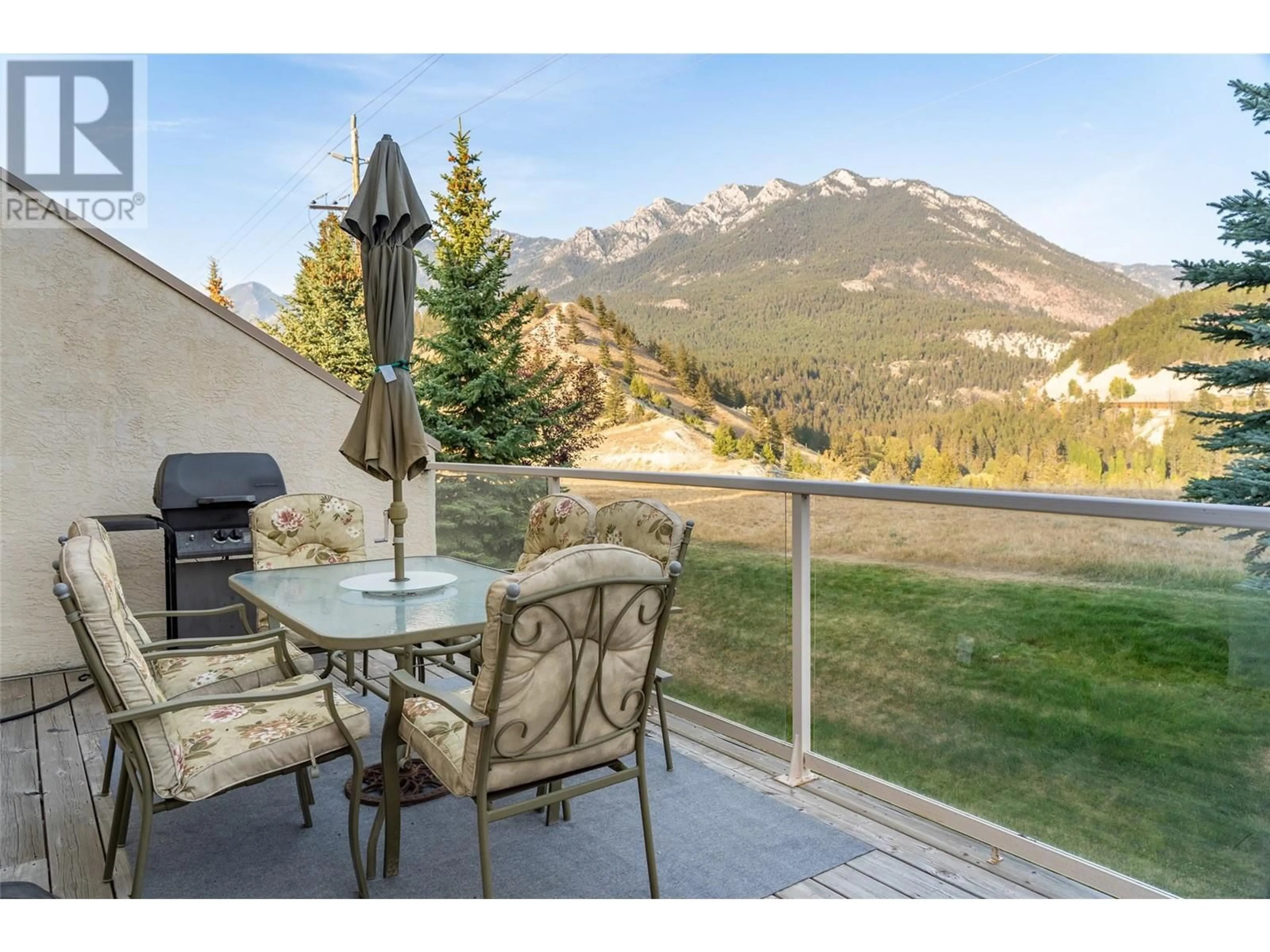 Patio, mountain view for 4904 RIDGE Road Unit# 157, Radium Hot Springs British Columbia V0A1M0