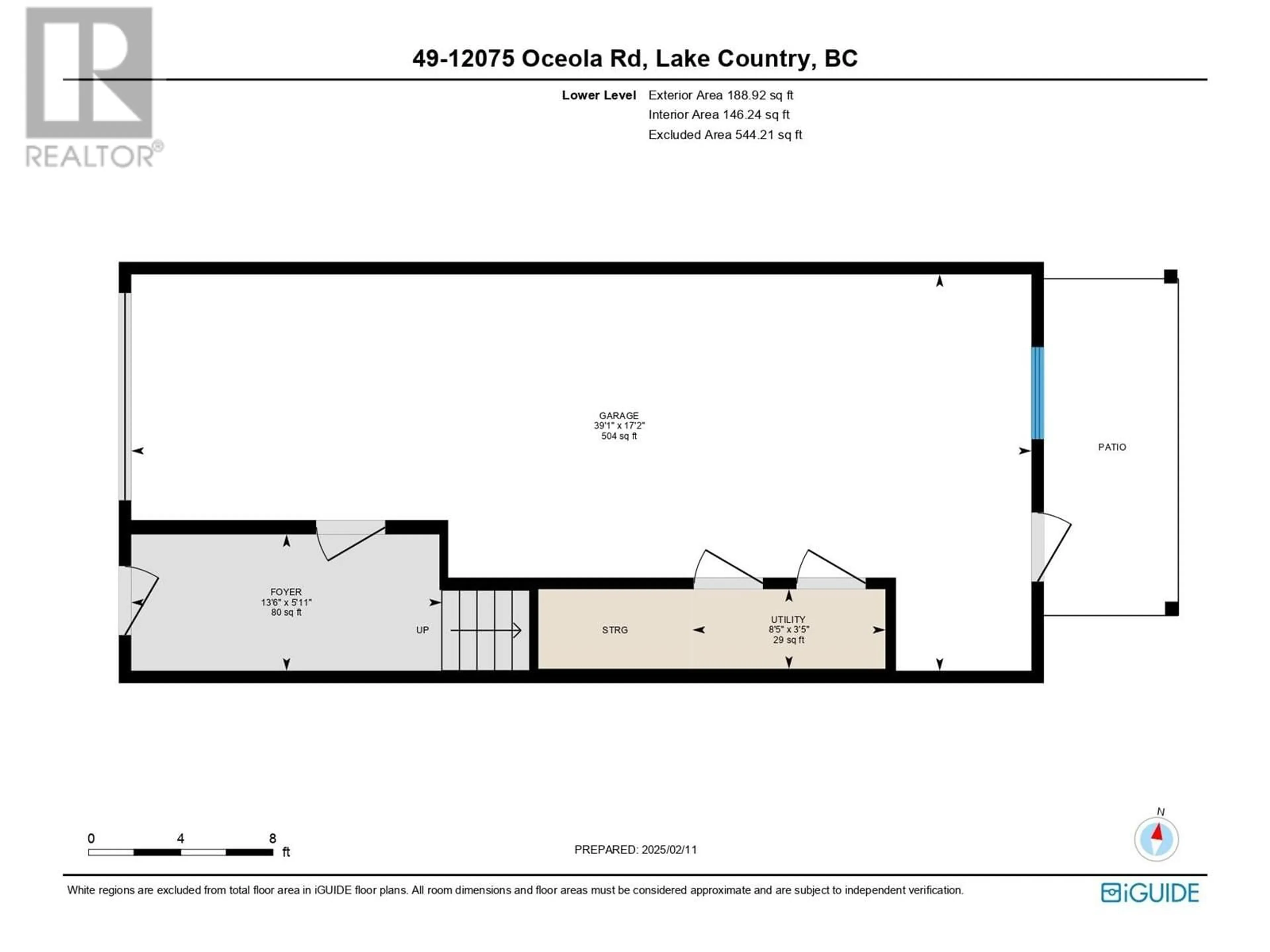 Floor plan for 12075 Oceola Road Unit# 49, Lake Country British Columbia V4V0A7