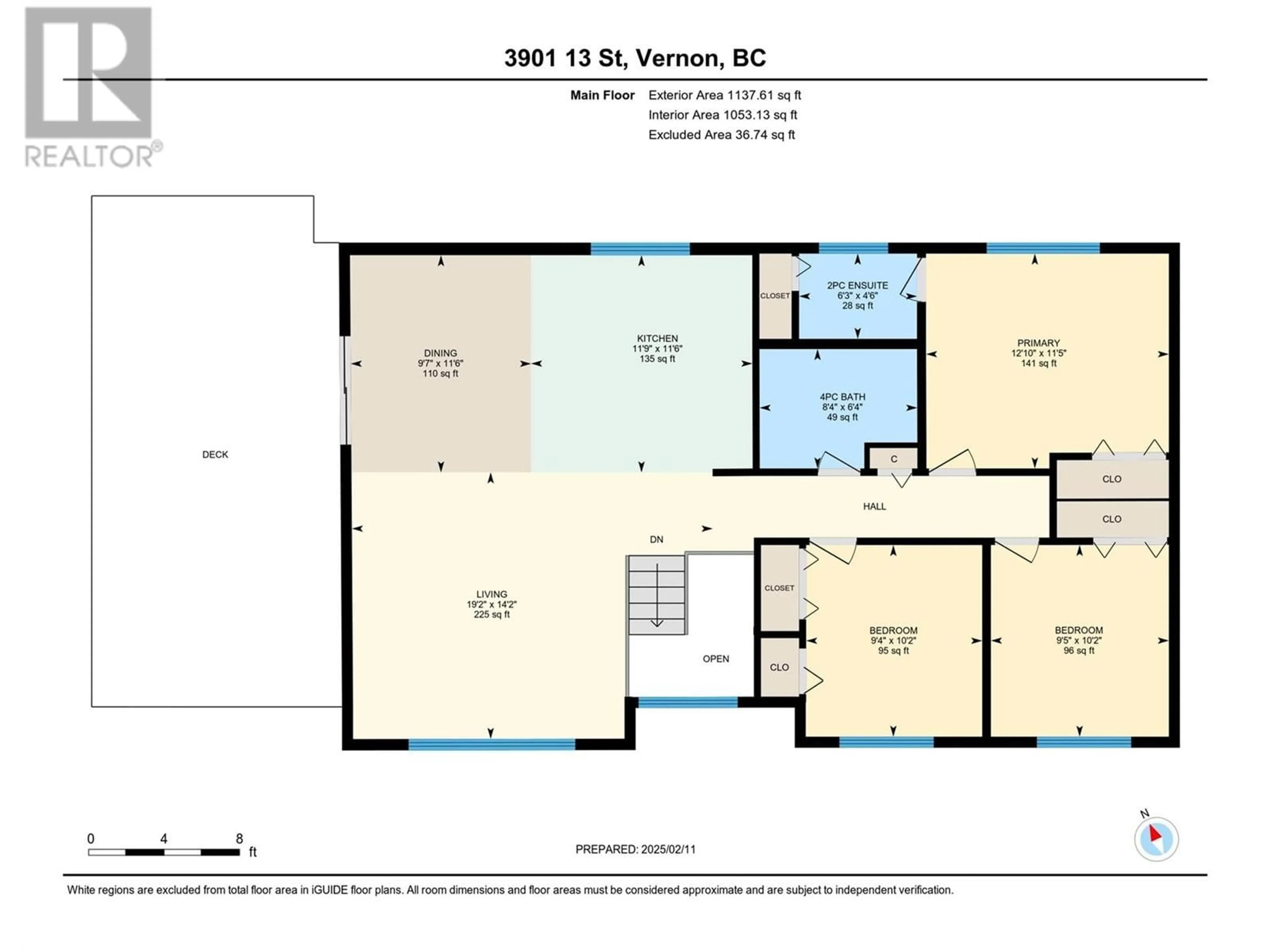 Floor plan for 3901 13th Street, Vernon British Columbia V1T7E9