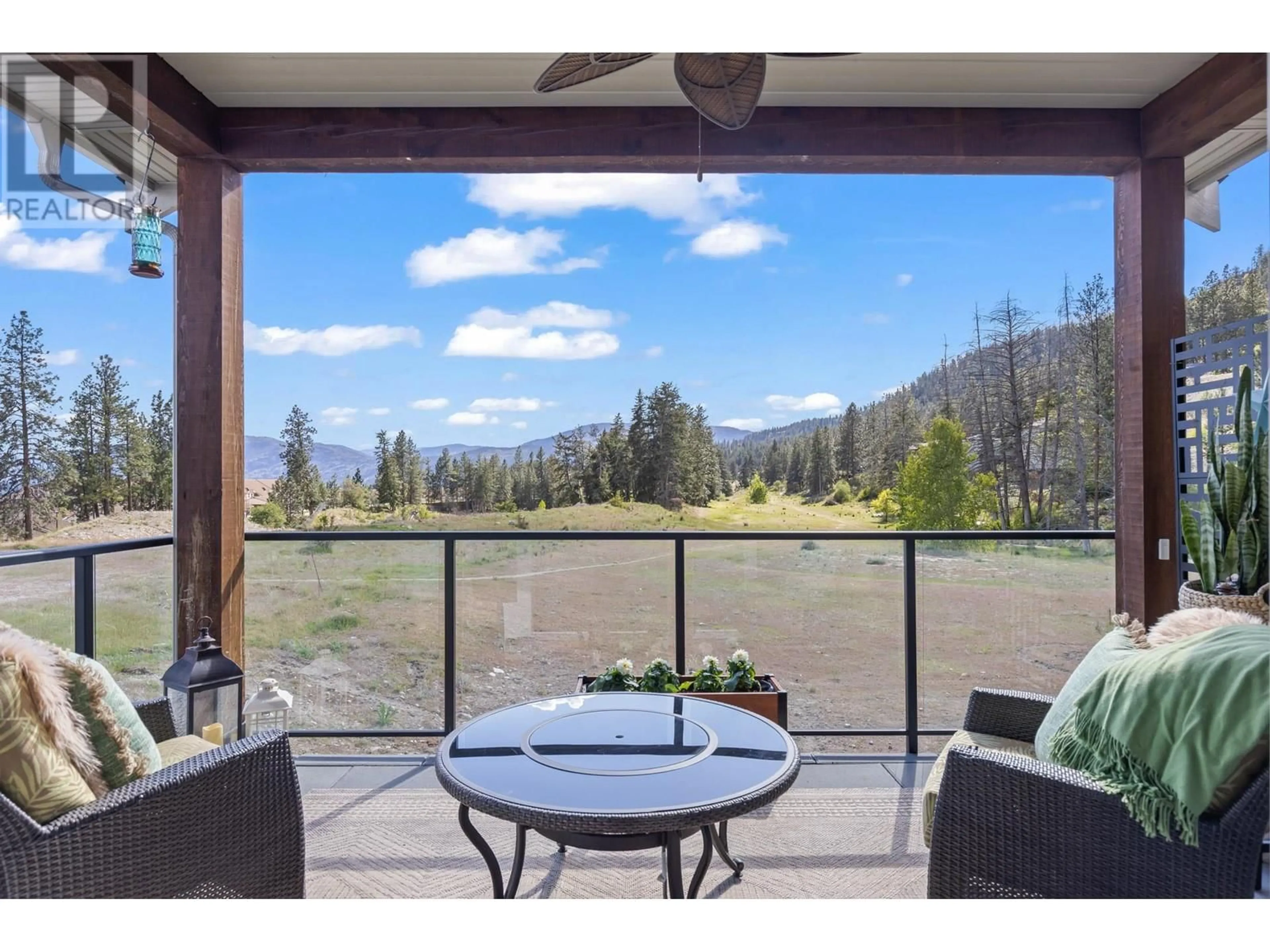 Patio, mountain view for 4000 Trails Place Unit# 141, Peachland British Columbia V0H1X5