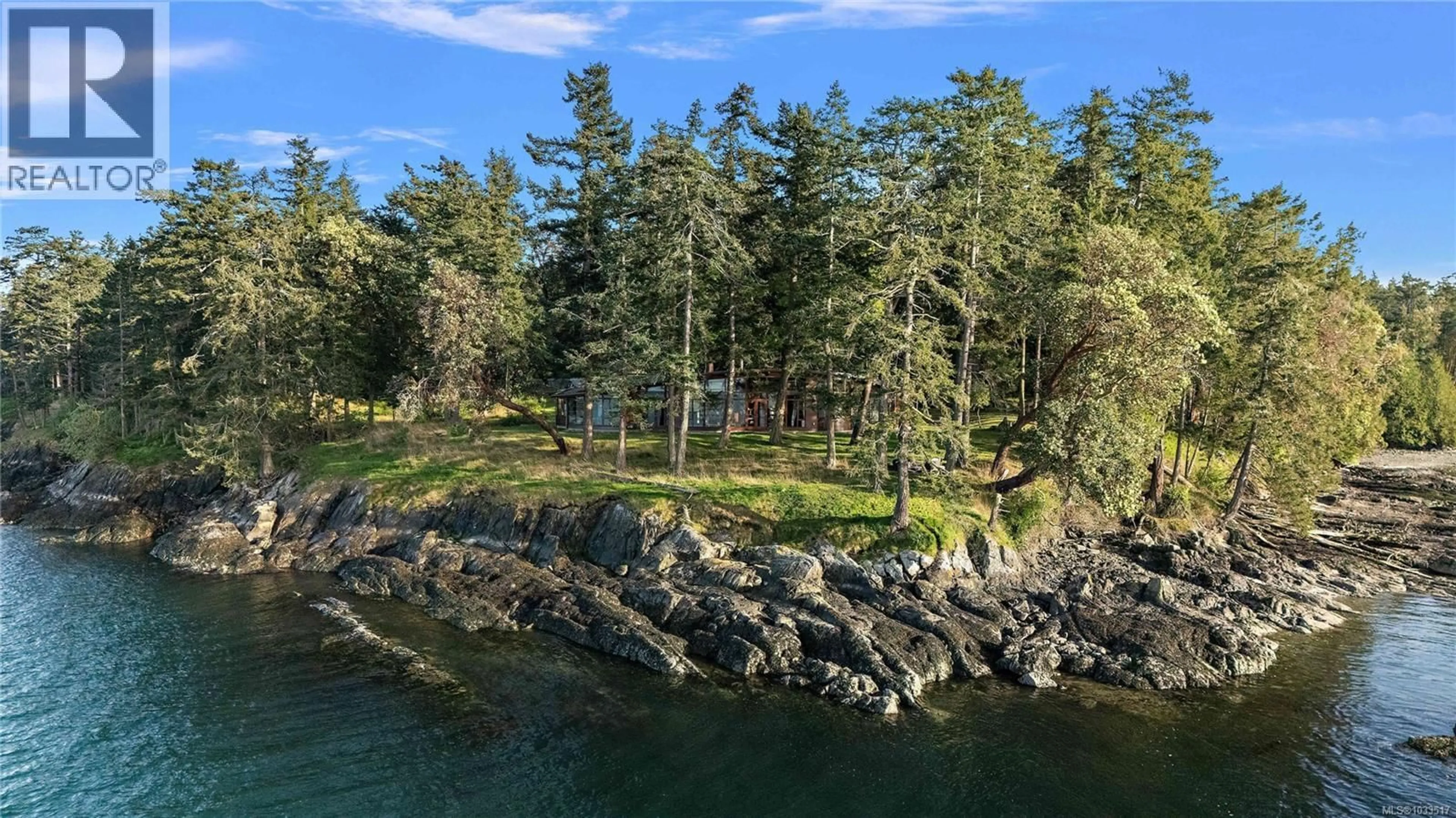 A pic from outside/outdoor area/front of a property/back of a property/a pic from drone, water/lake/river/ocean view for GREENLEAF LANE, Sidney Island British Columbia V8L5Y9