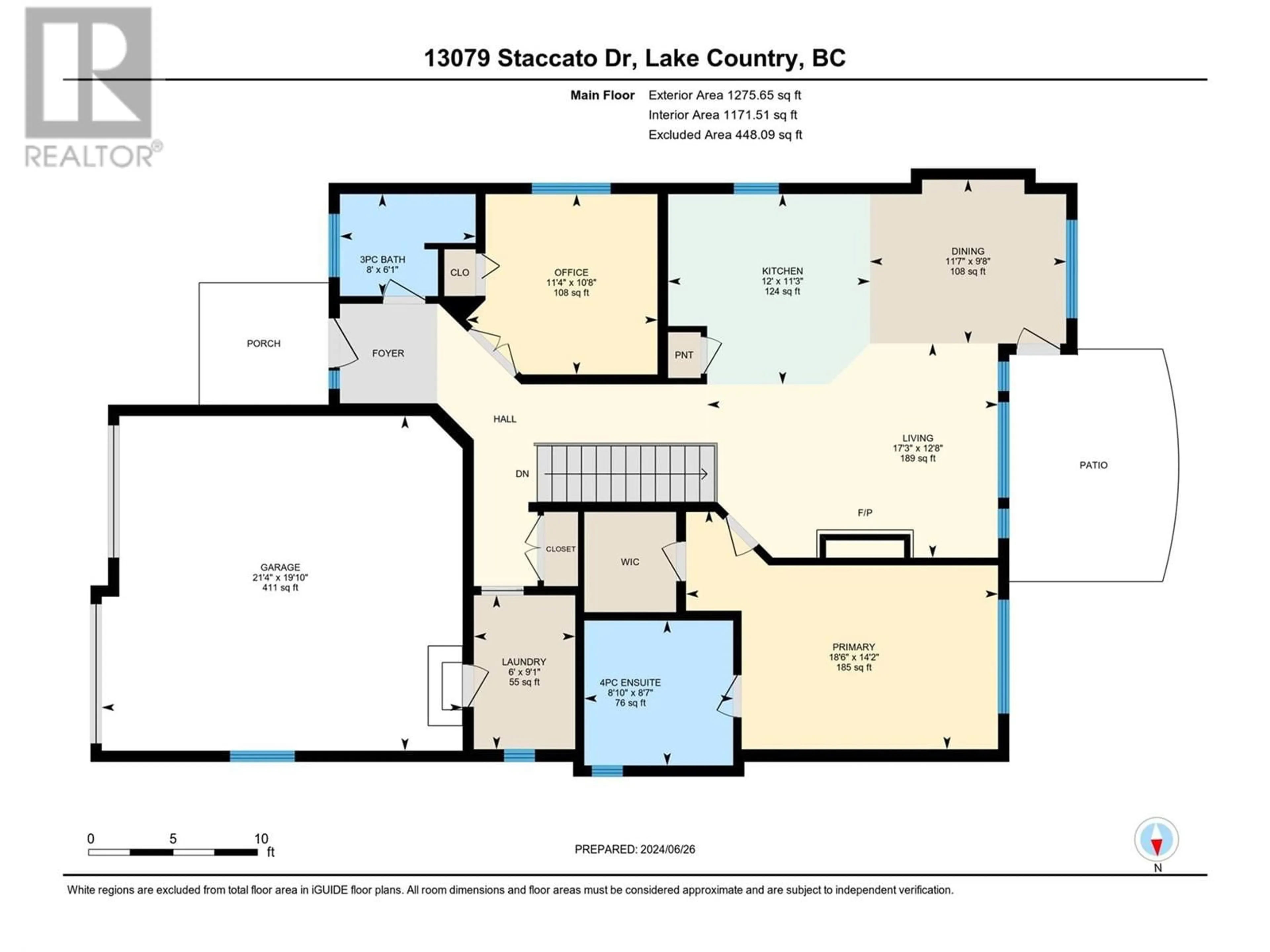 Floor plan for 13079 Staccato Drive, Lake Country British Columbia V4V2S4