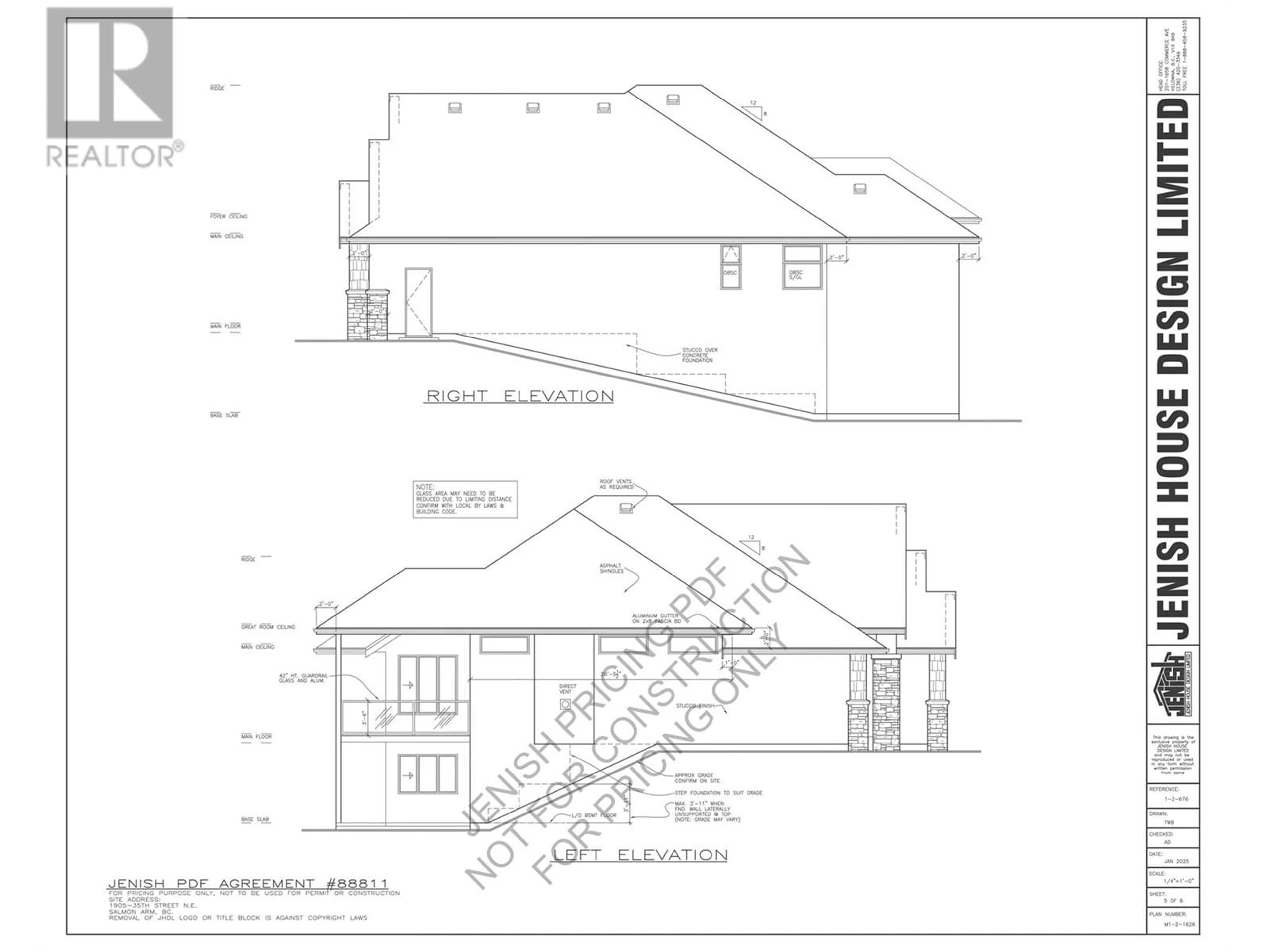 Floor plan for 1905 35 Street NE, Salmon Arm British Columbia V1E1M9