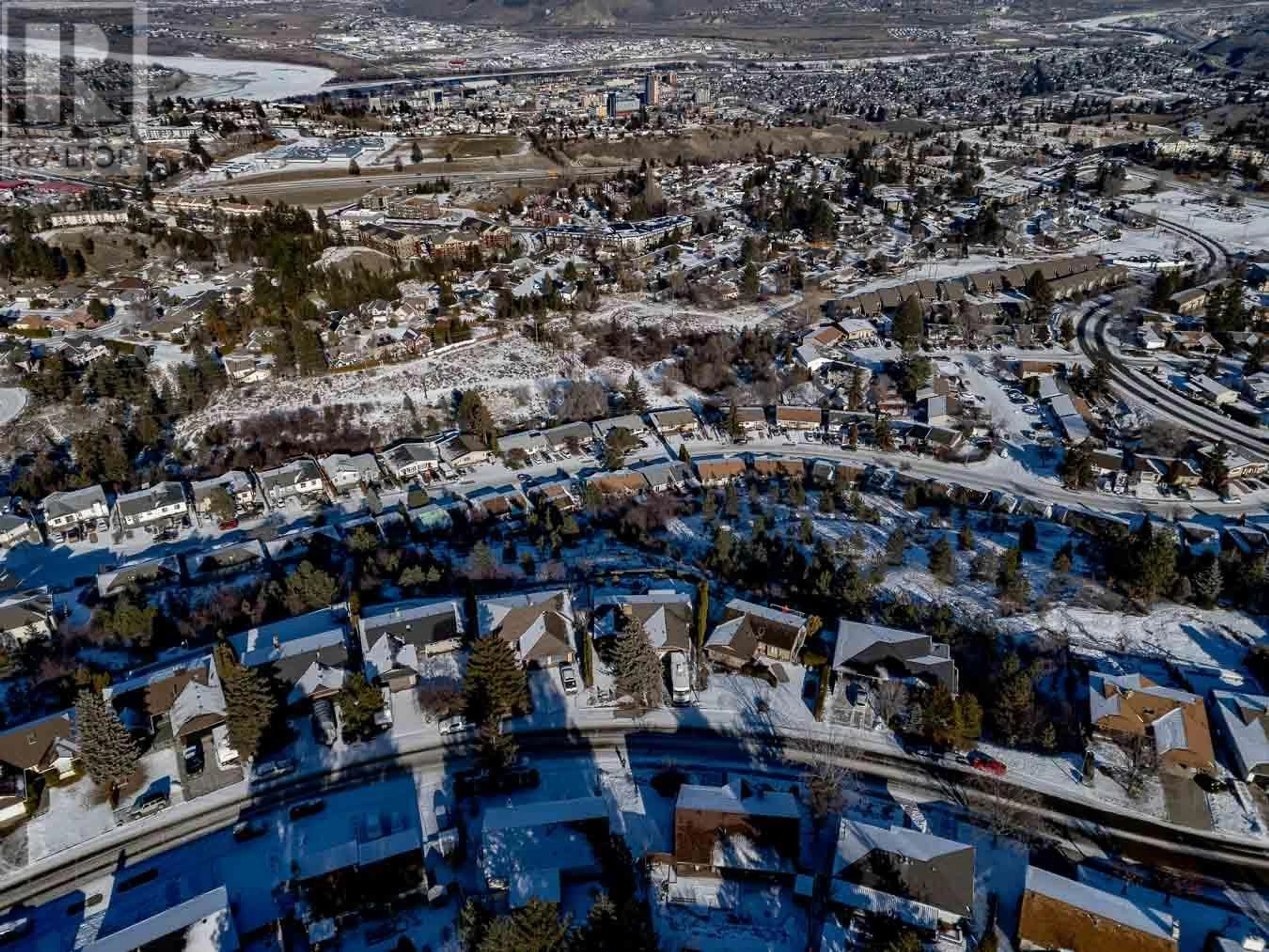 A pic from outside/outdoor area/front of a property/back of a property/a pic from drone, street for 396 Gleneagles Drive, Kamloops British Columbia V2E1Z4