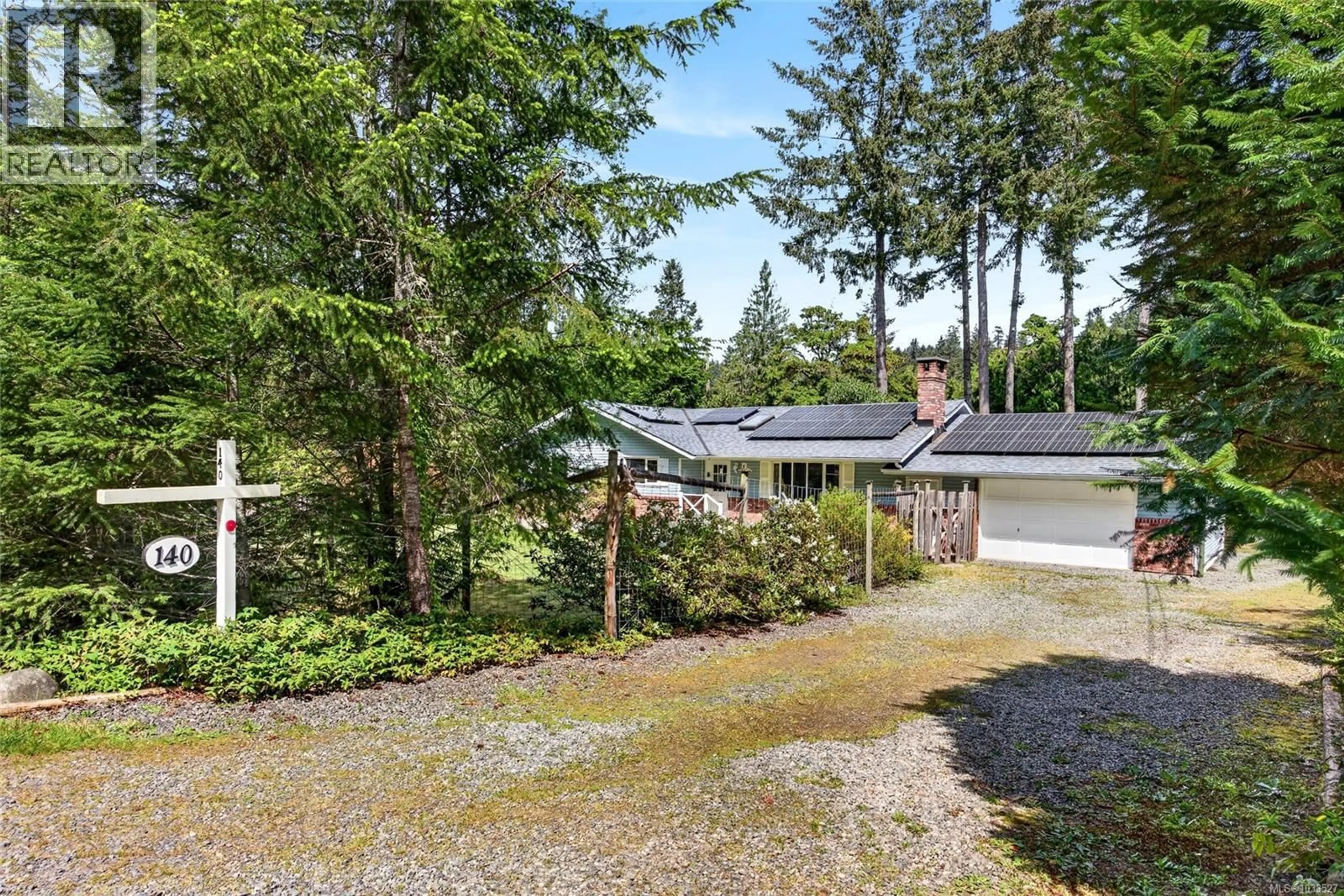 A pic from outside/outdoor area/front of a property/back of a property/a pic from drone, unknown for 140 QUARRY DRIVE, Salt Spring British Columbia V8K1J1