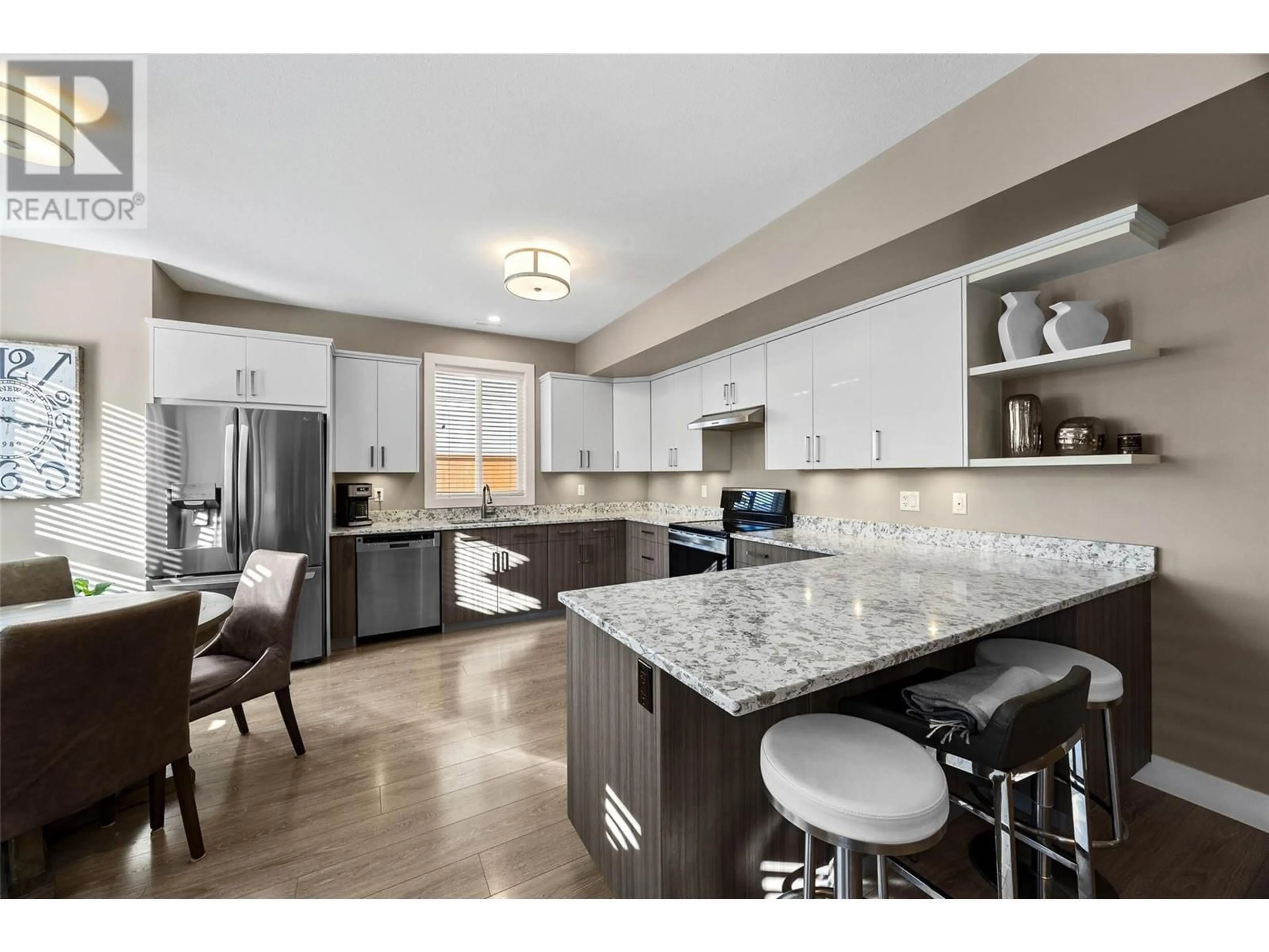 Open concept kitchen, ceramic/tile floor for 787 STANSFIELD Road, Kamloops British Columbia V2B0G1